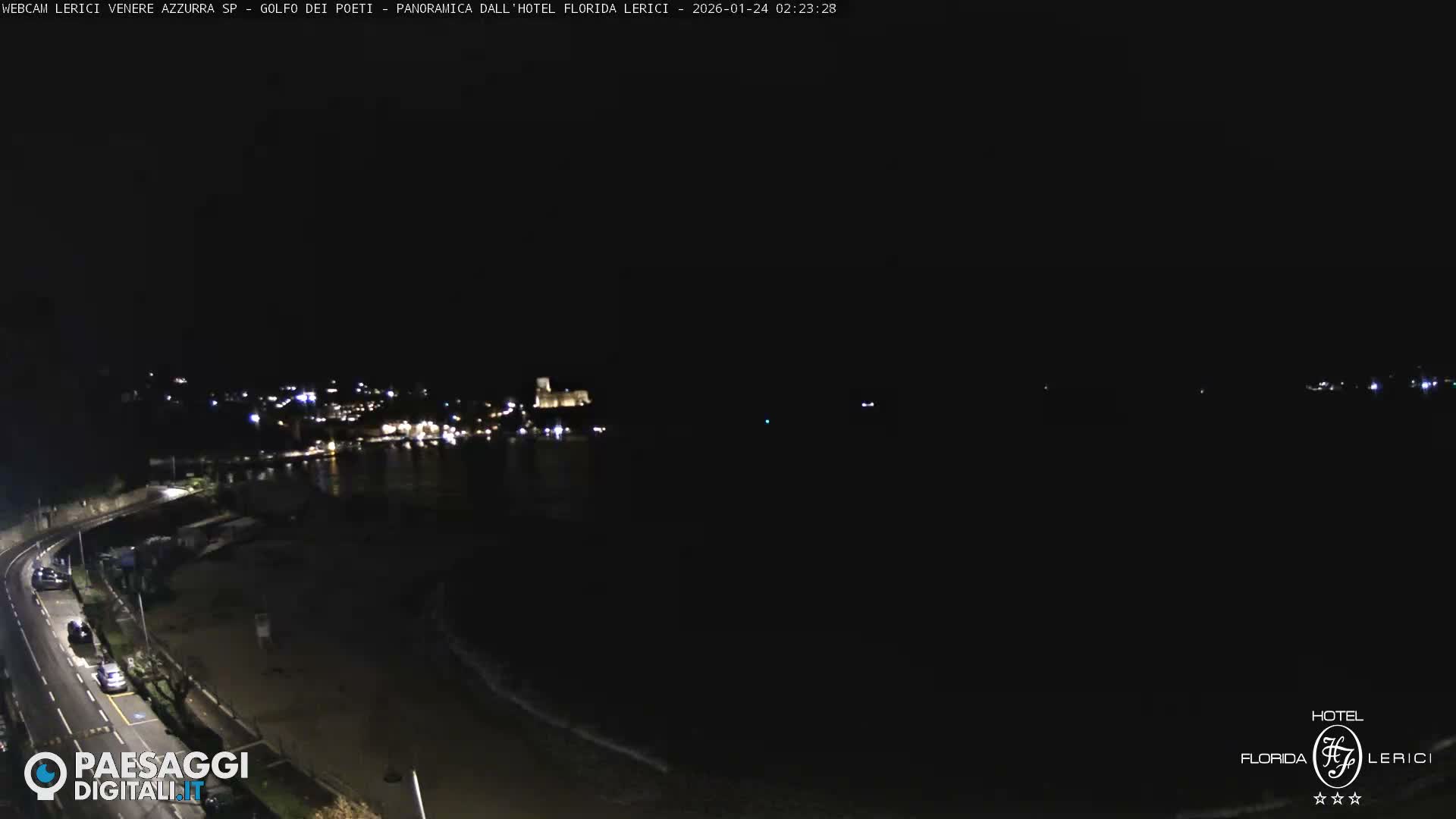  Lerici Venere Azzurra Beach Live Cam - La Spezia, Liguria, Italy