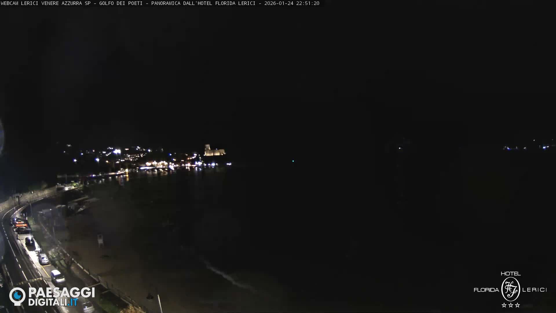  Lerici Venere Azzurra Beach Live Cam - La Spezia, Liguria, Italy