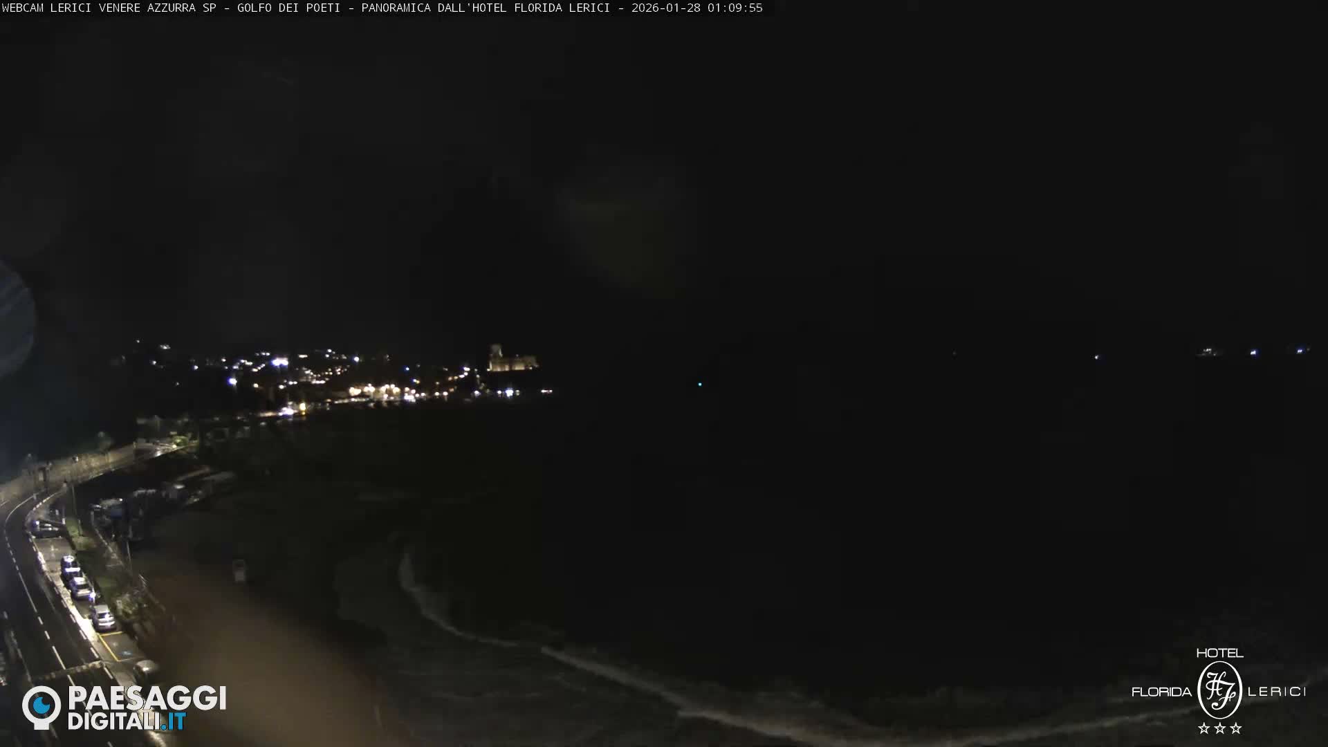  Lerici Venere Azzurra Beach Live Cam - La Spezia, Liguria, Italy