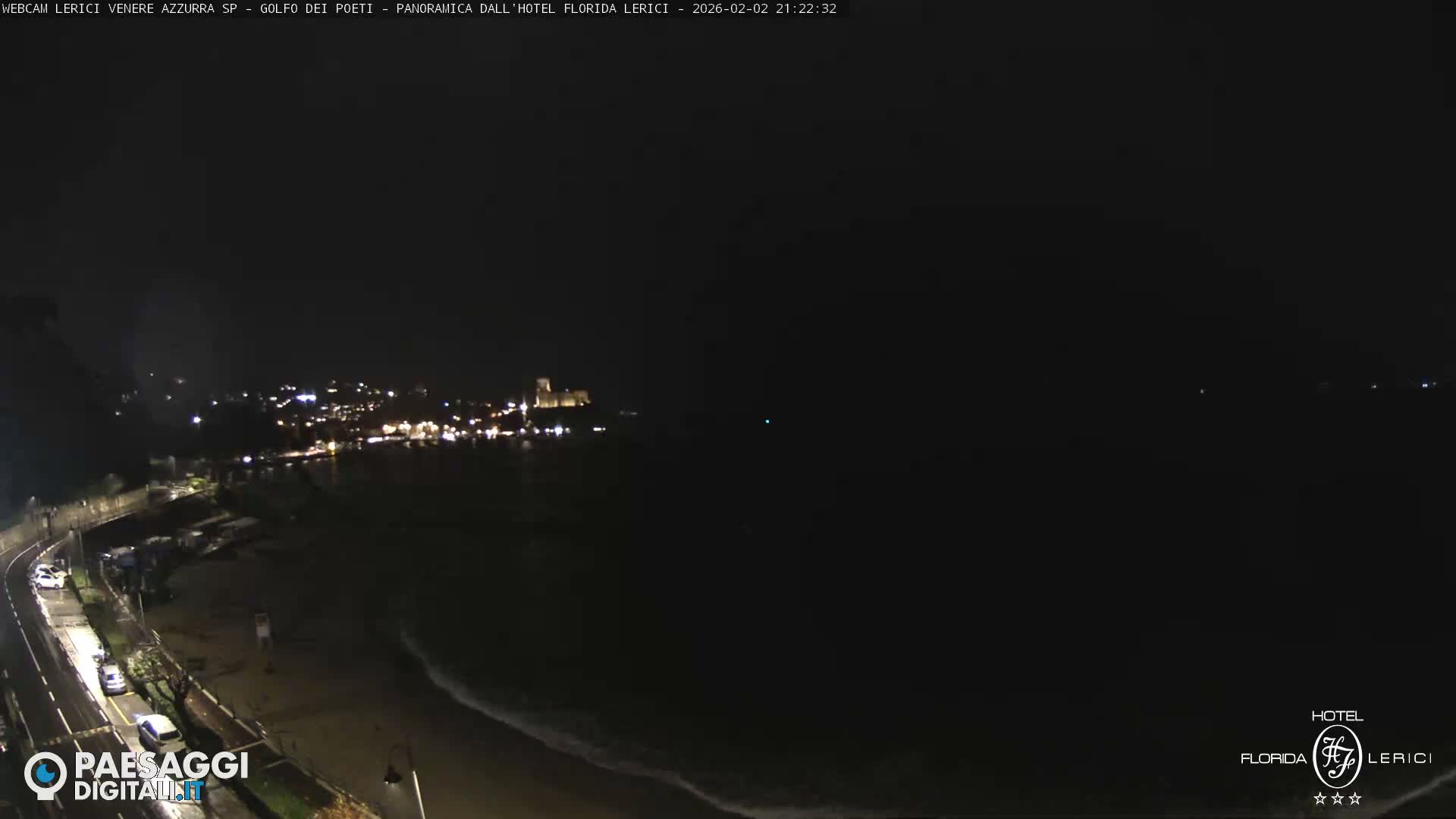  Lerici Venere Azzurra Beach Live Cam - La Spezia, Liguria, Italy