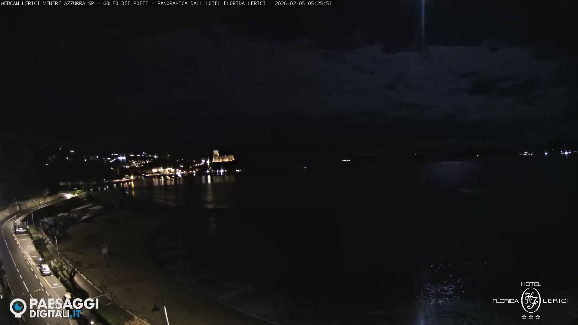  Lerici Venere Azzurra Beach Live Cam - La Spezia, Liguria, Italy