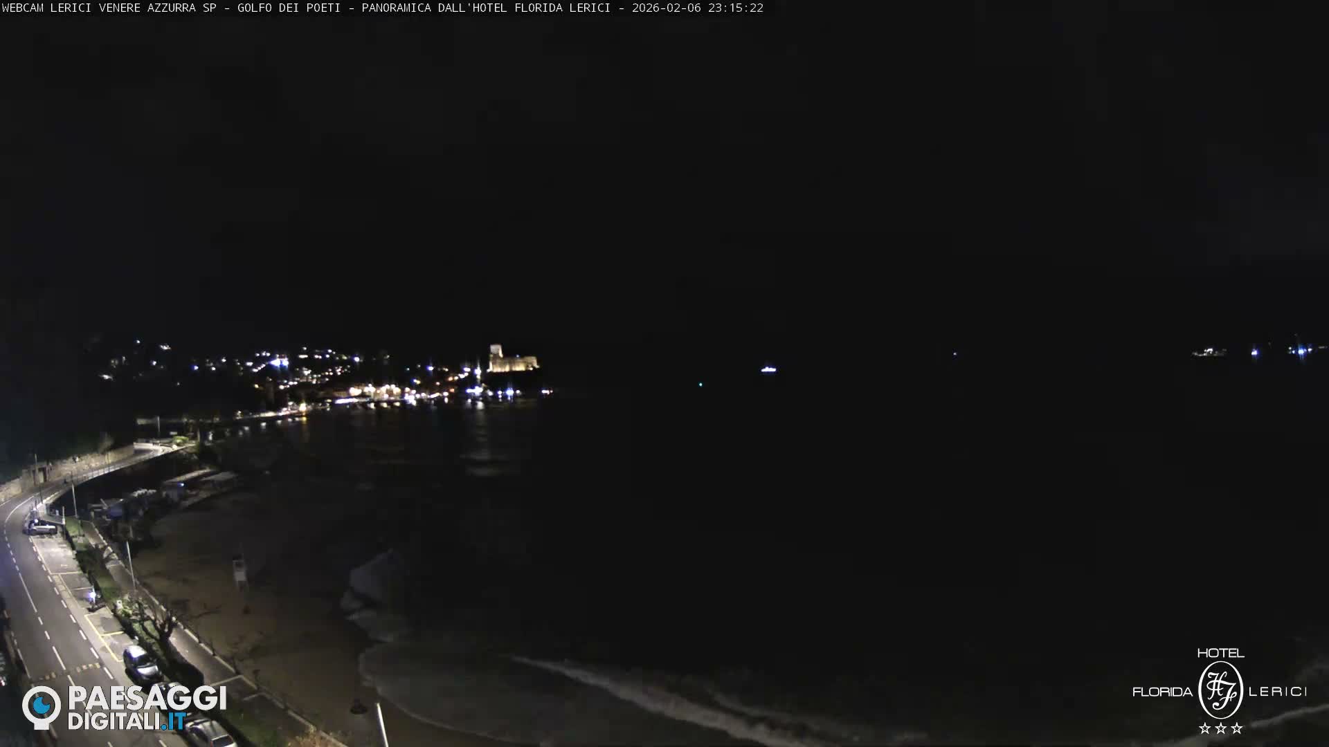  Lerici Venere Azzurra Beach Live Cam - La Spezia, Liguria, Italy