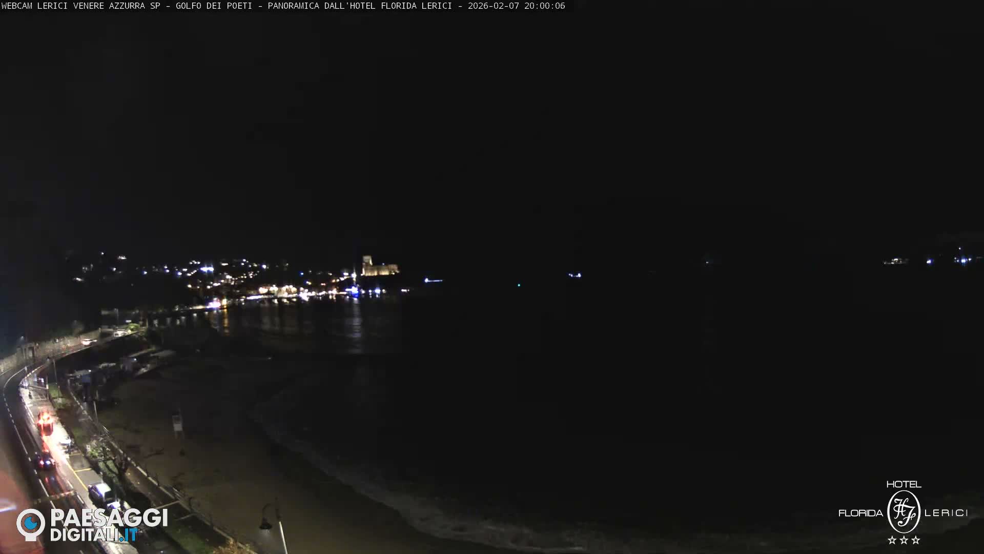  Lerici Venere Azzurra Beach Live Cam - La Spezia, Liguria, Italy