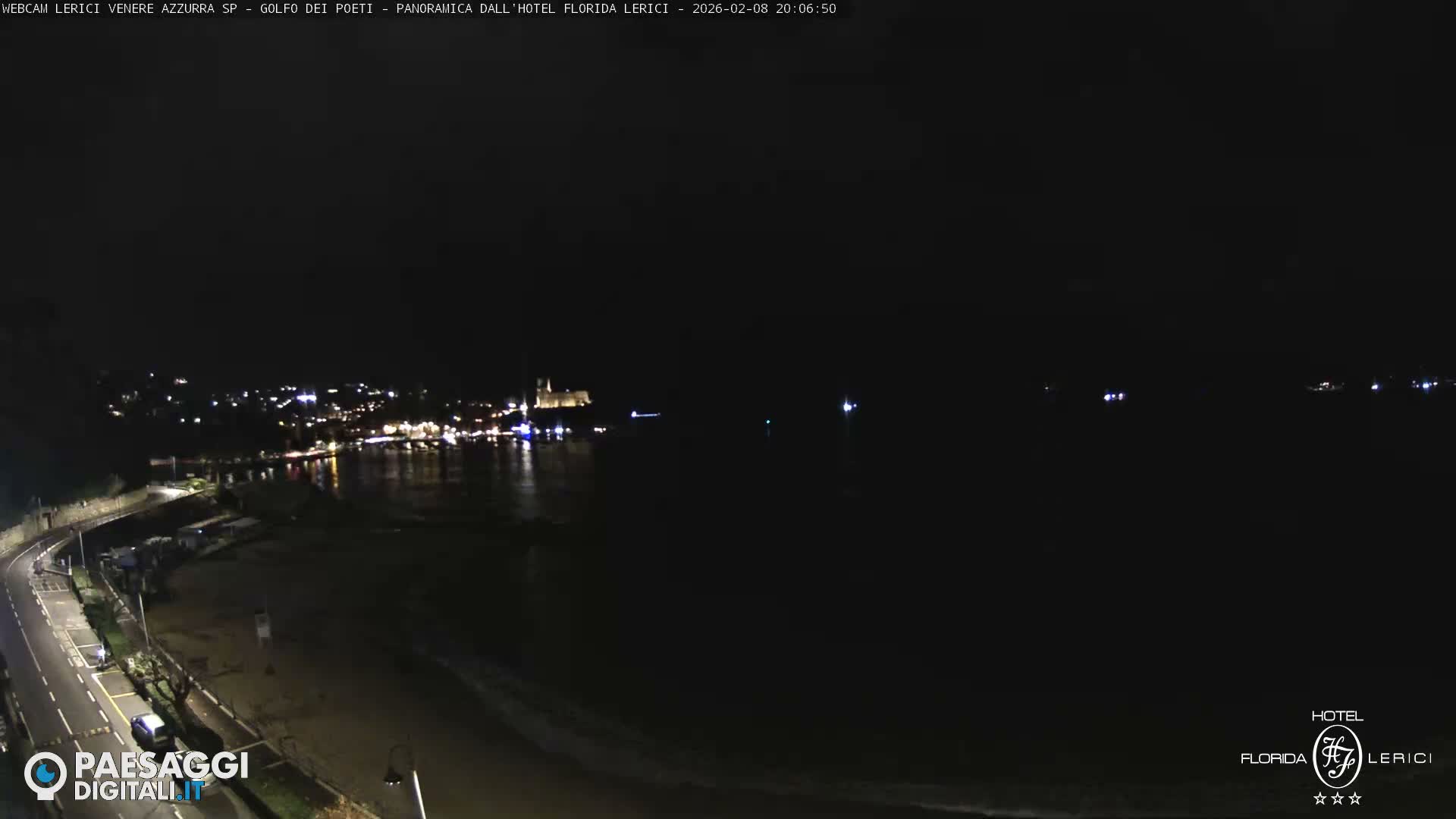  Lerici Venere Azzurra Beach Live Cam - La Spezia, Liguria, Italy