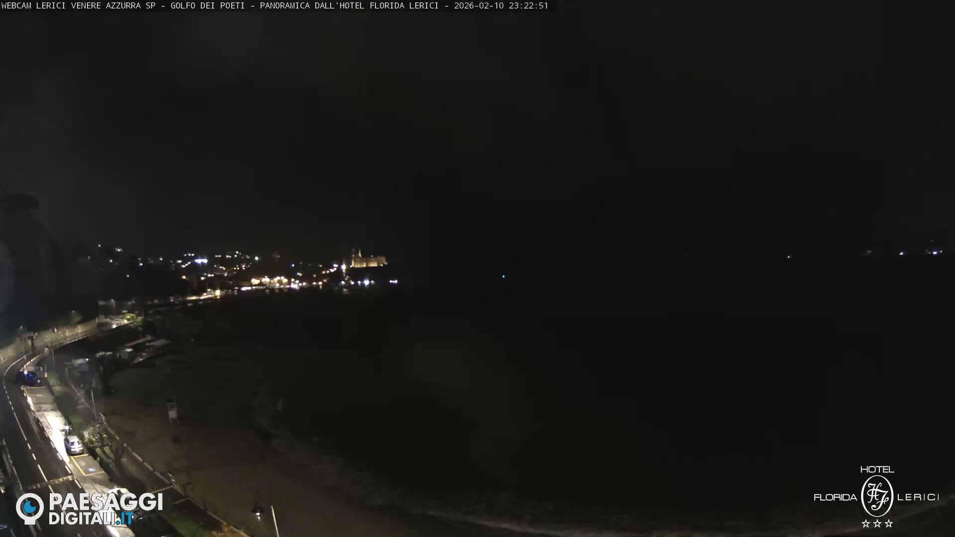 Lerici Venere Azzurra Beach Live Cam - La Spezia, Liguria, Italy