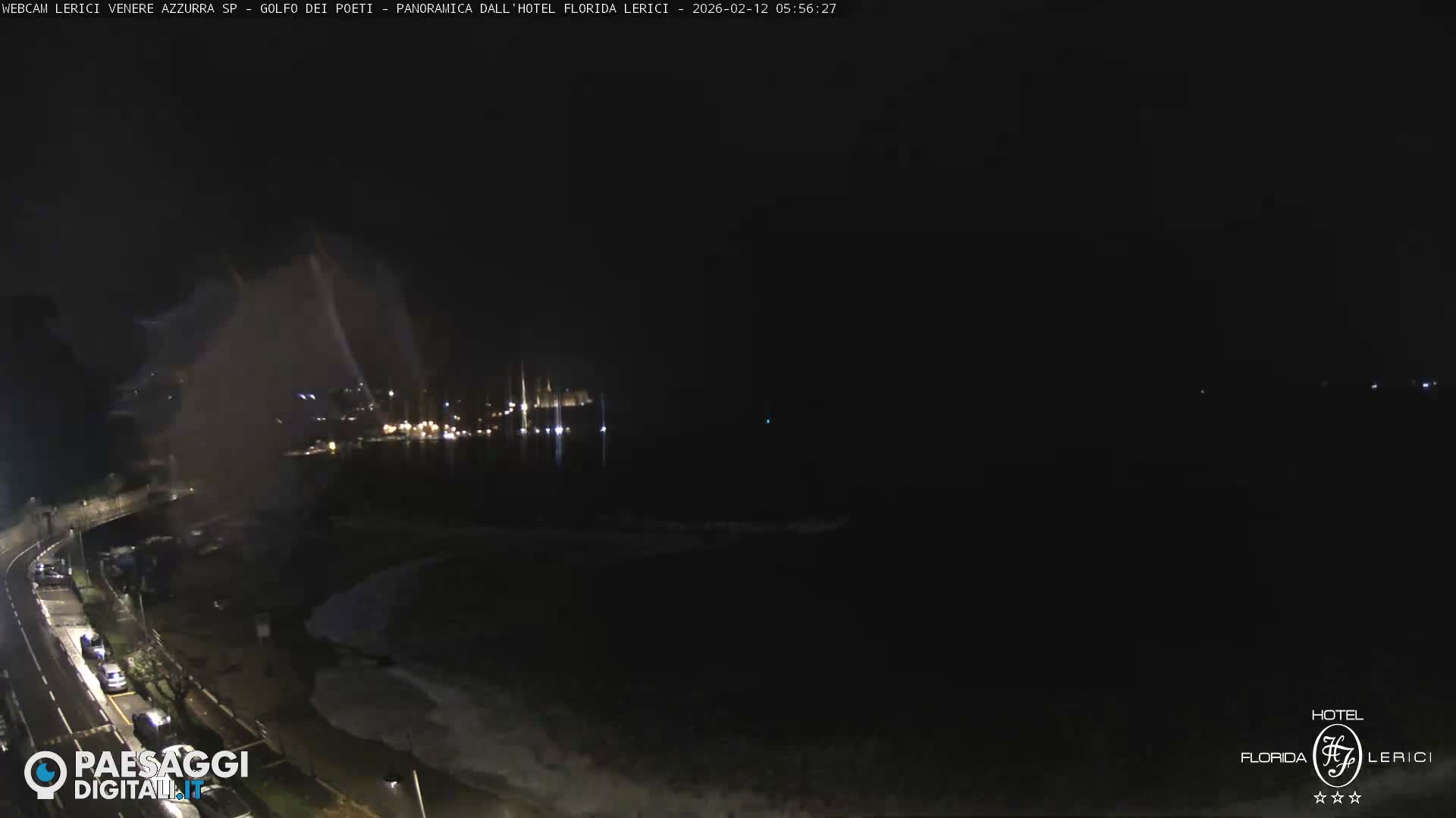 Lerici Venere Azzurra Beach Live Cam - La Spezia, Liguria, Italy
