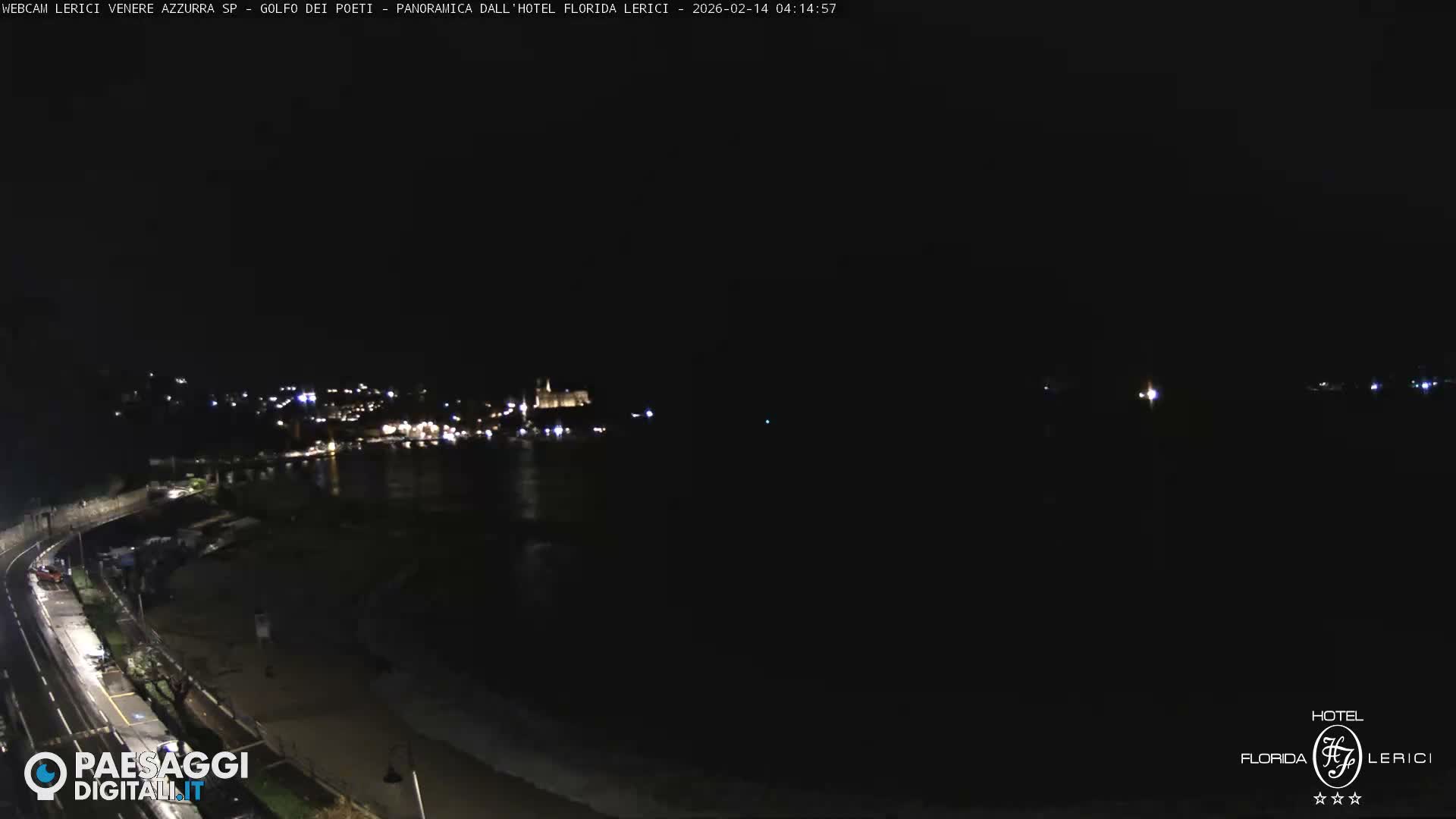  Lerici Venere Azzurra Beach Live Cam - La Spezia, Liguria, Italy