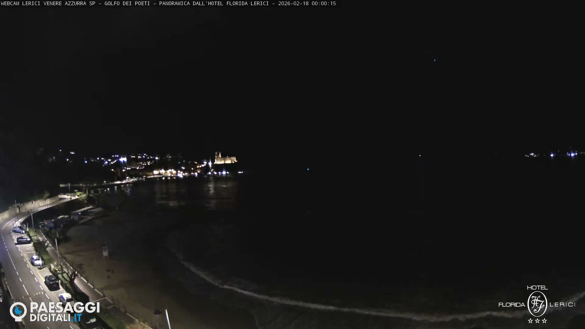  Lerici Venere Azzurra Beach Live Cam - La Spezia, Liguria, Italy