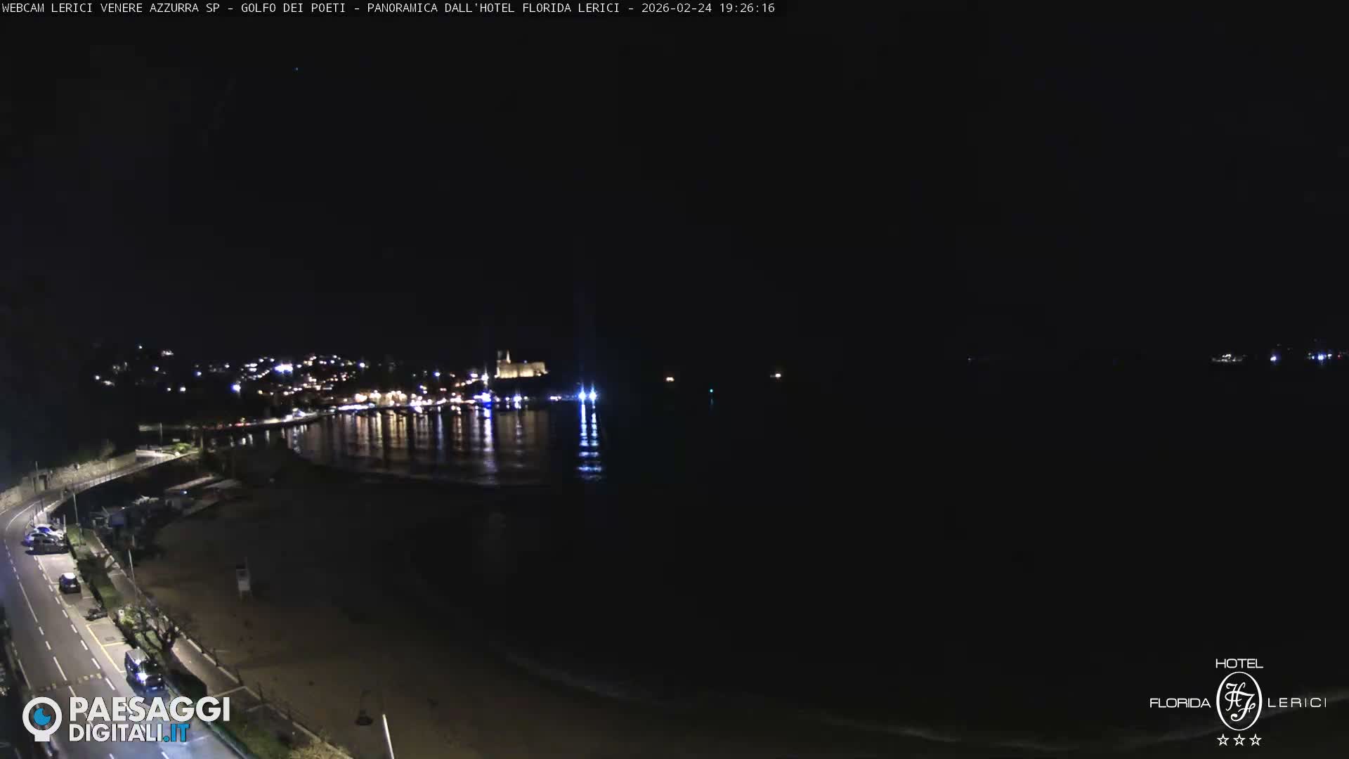  Lerici Venere Azzurra Beach Live Cam - La Spezia, Liguria, Italy