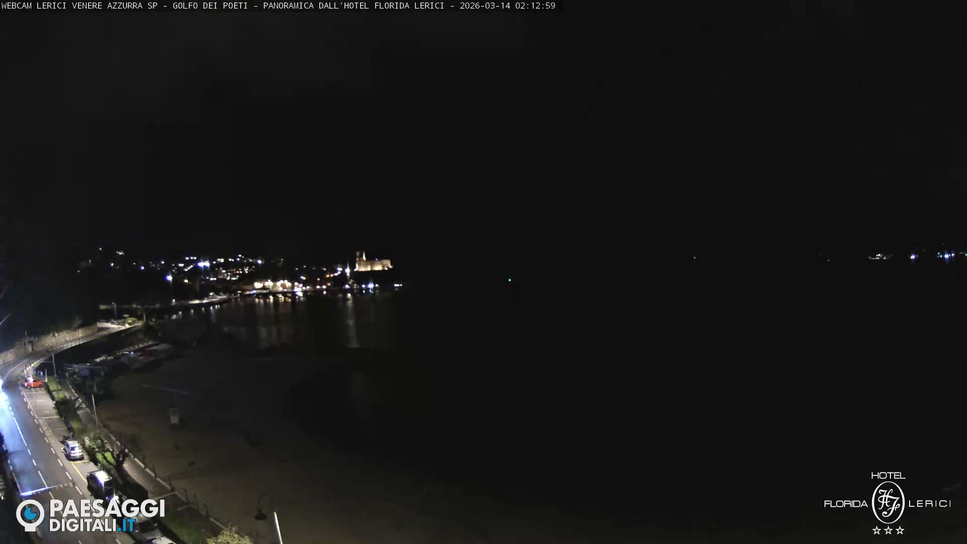  Lerici Venere Azzurra Beach Live Cam - La Spezia, Liguria, Italy