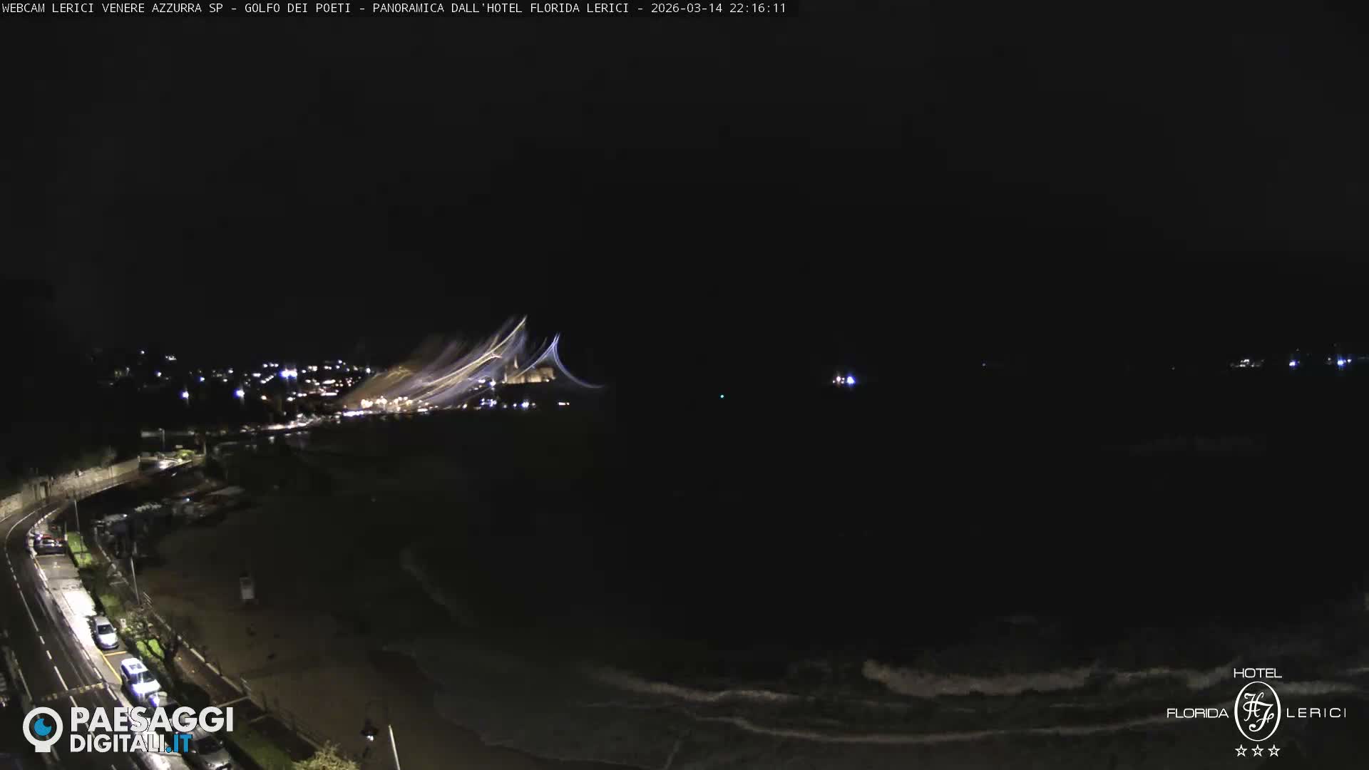  Lerici Venere Azzurra Beach Live Cam - La Spezia, Liguria, Italy