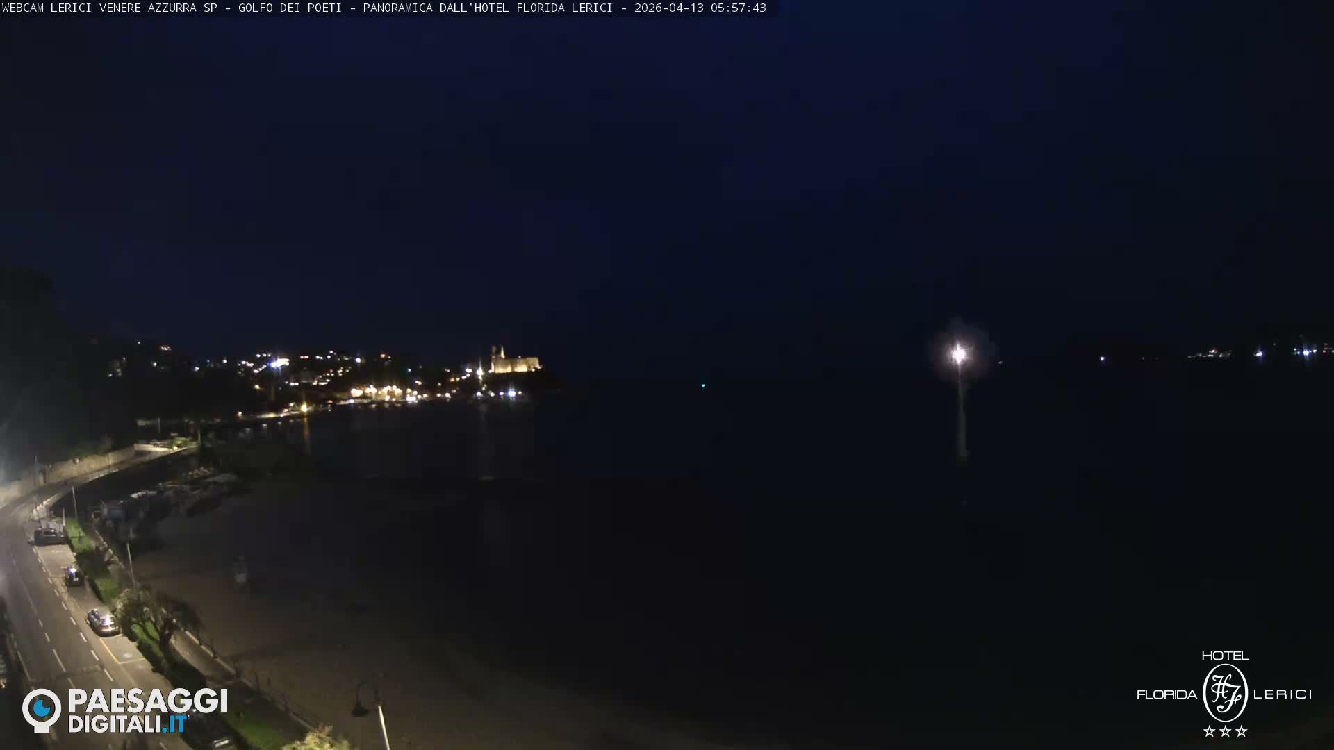  Lerici Venere Azzurra Beach Live Cam - La Spezia, Liguria, Italy