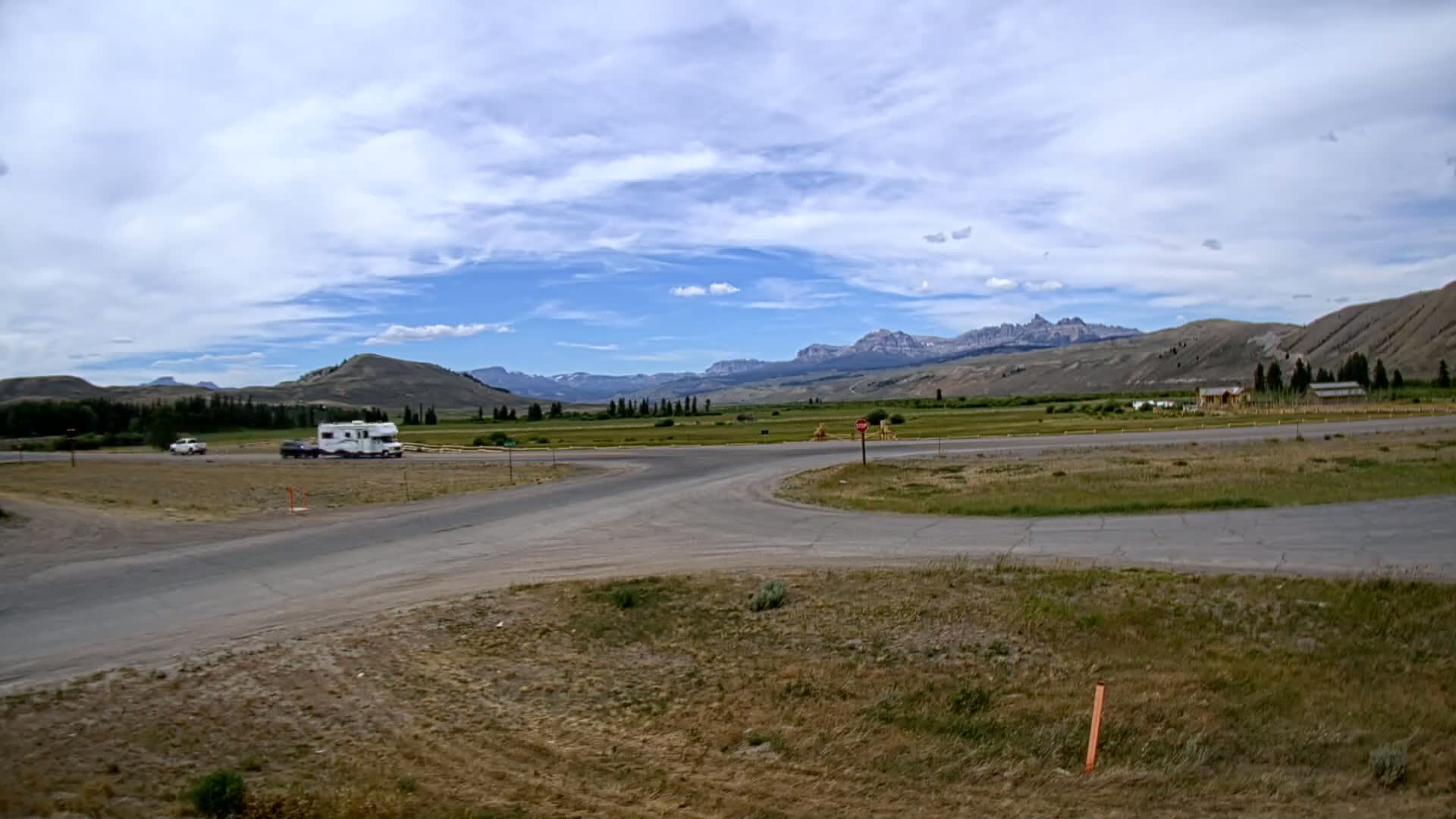 Wyoming, Dunoir Mountain Pass Live Cam - Fremont, Wyoming, USA