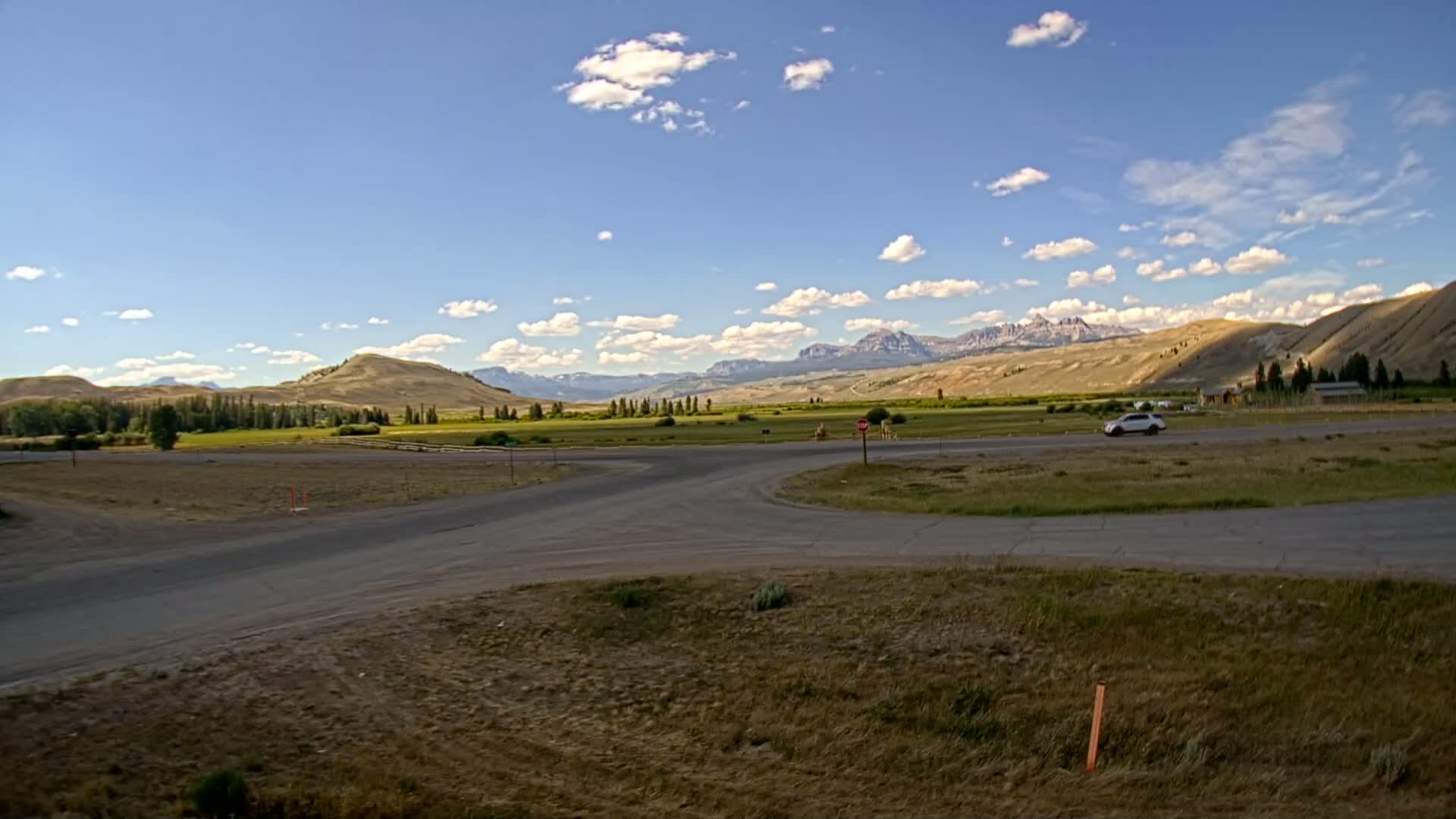 Wyoming, Dunoir Mountain Pass Live Cam - Fremont, Wyoming, USA