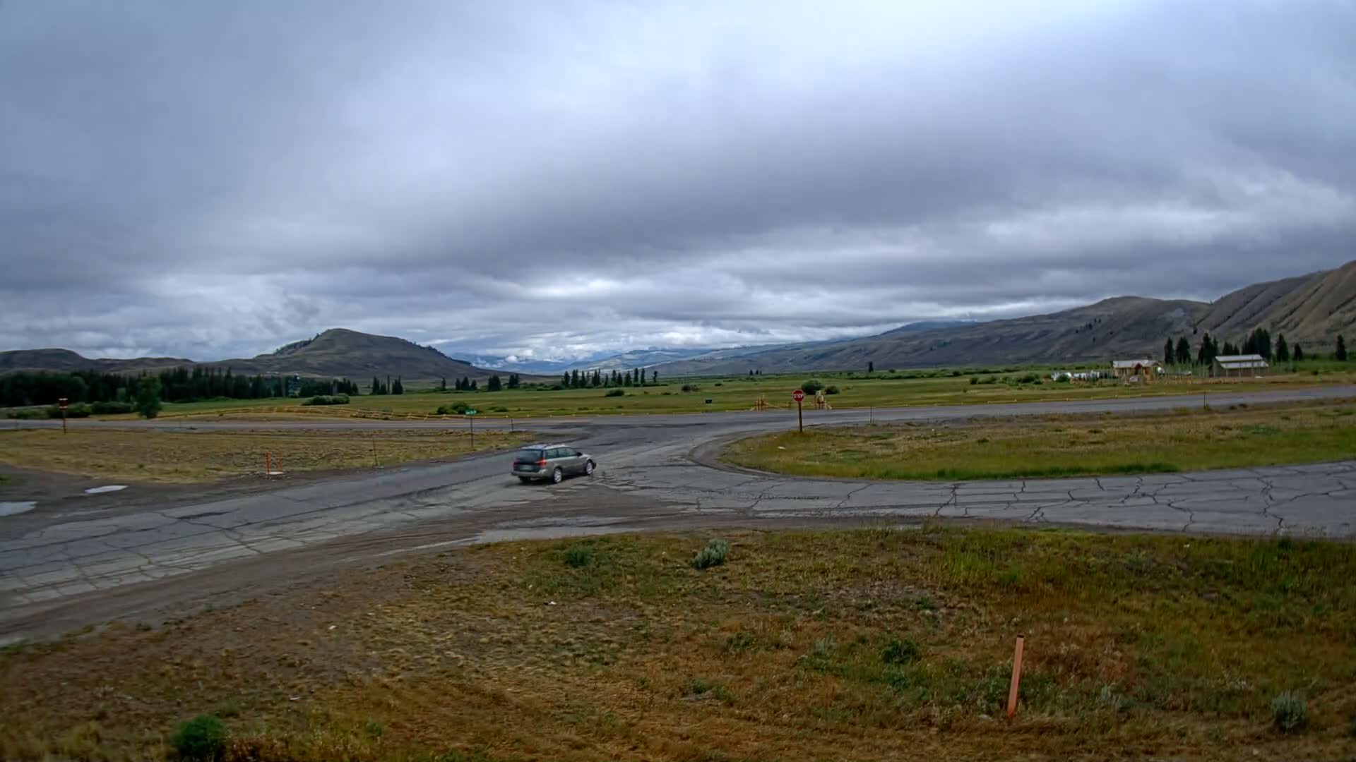 Wyoming, Dunoir Mountain Pass Live Cam - Fremont, Wyoming, USA