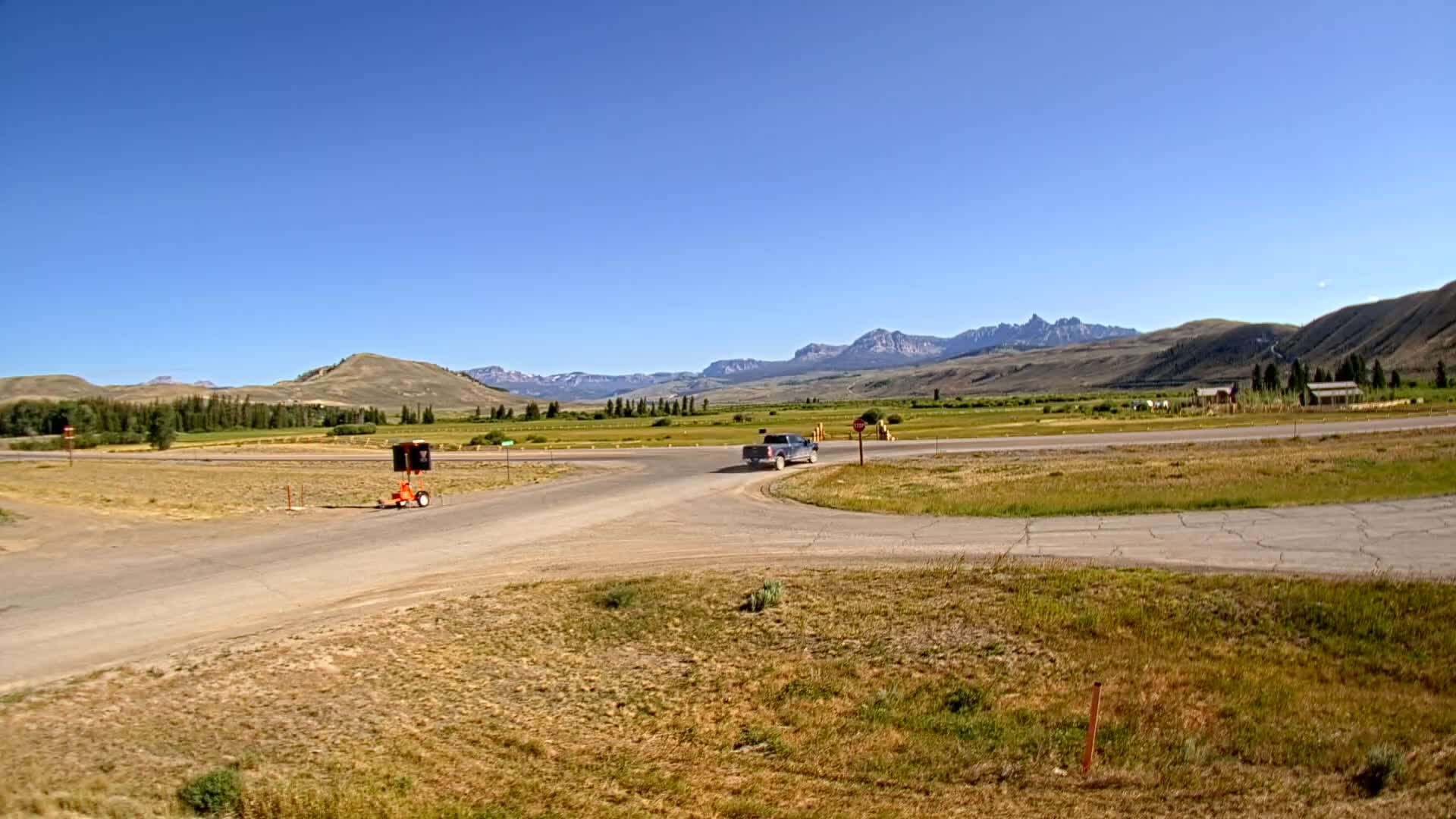 Wyoming, Dunoir Mountain Pass Live Cam - Fremont, Wyoming, USA