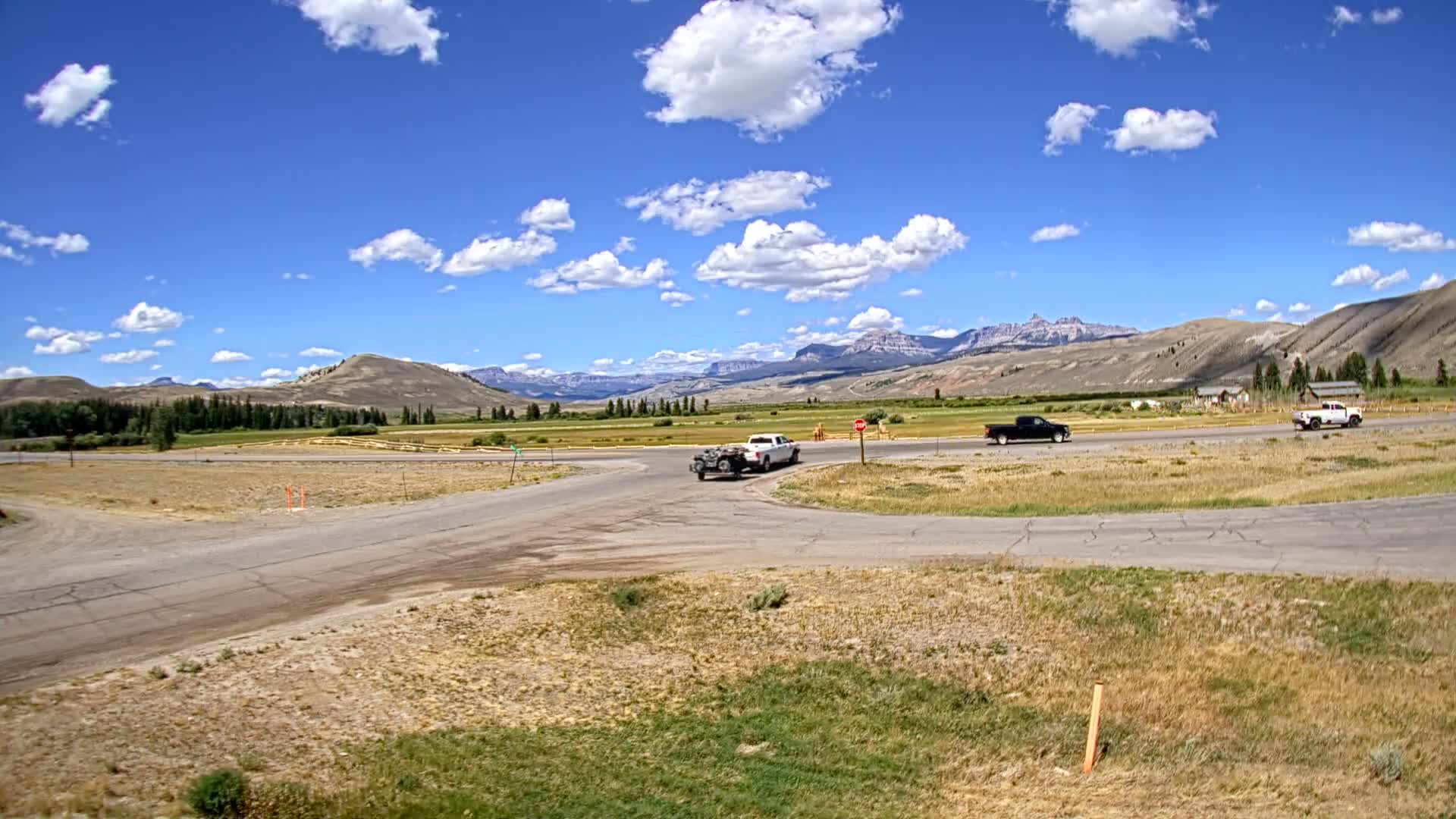 Wyoming, Dunoir Mountain Pass Live Cam - Fremont, Wyoming, USA