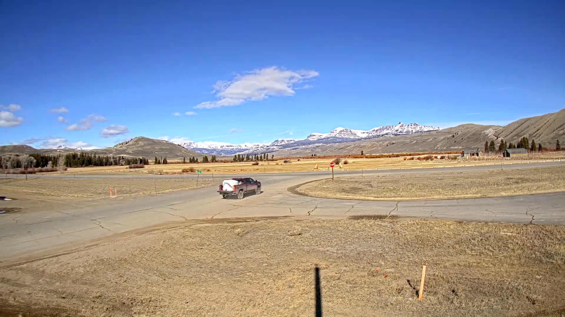 Wyoming, Dunoir Mountain Pass Live Cam - Fremont, Wyoming, USA