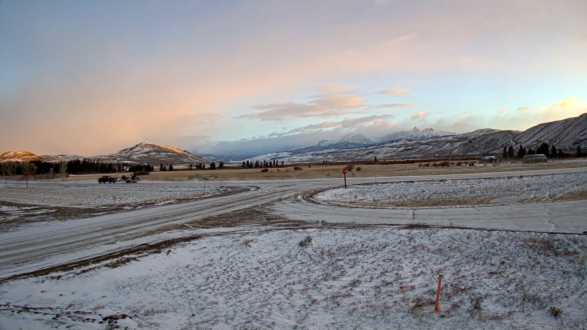 Wyoming, Dunoir Mountain Pass Live Cam - Fremont, Wyoming, USA