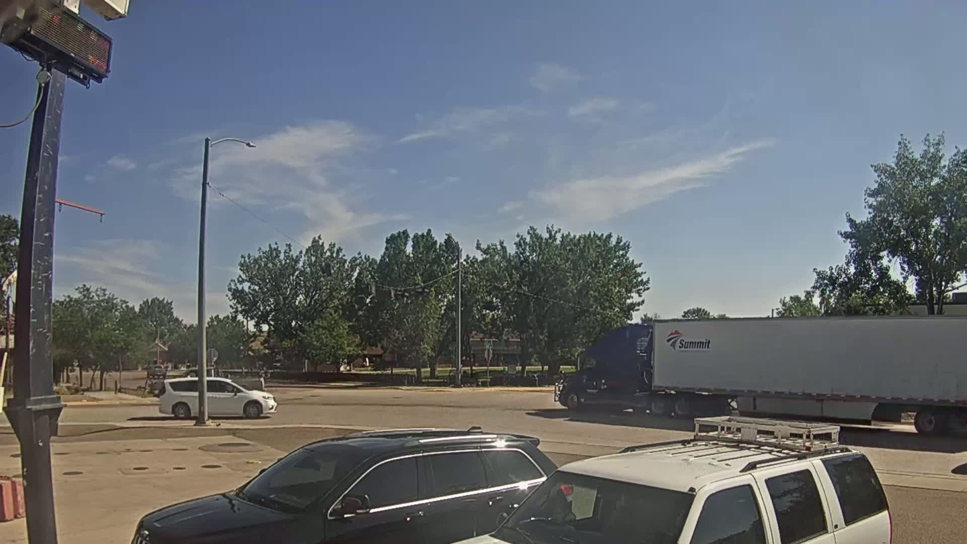 Broadus Village,  U.S Highway 212 Live Cam - Broadus, Powder River, Montana, USA