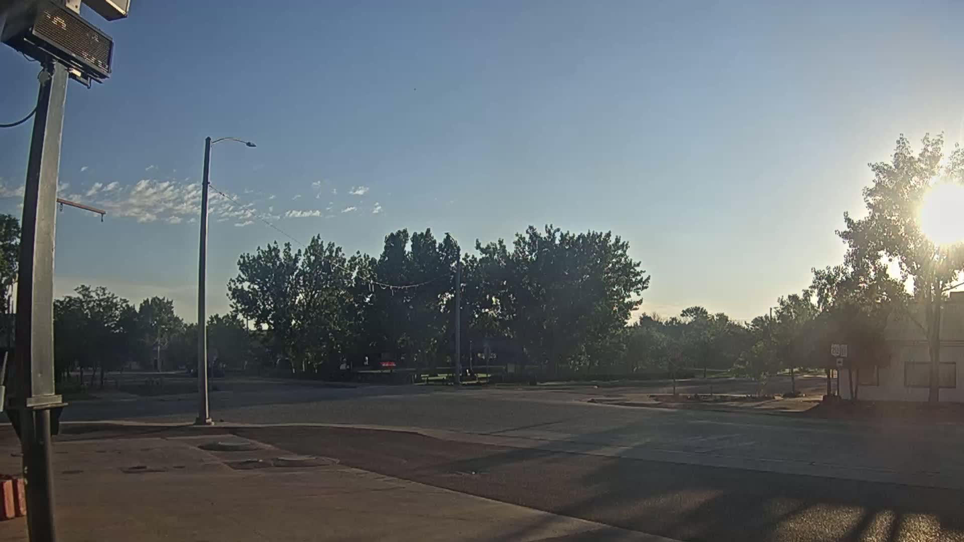 Broadus Village,  U.S Highway 212 Live Cam - Broadus, Powder River, Montana, USA