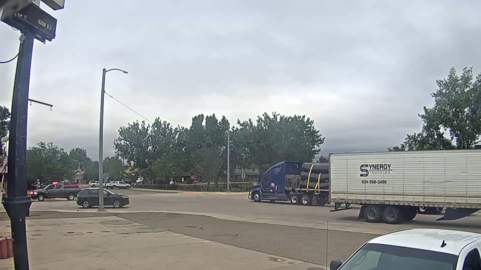 Broadus Village,  U.S Highway 212 Live Cam - Broadus, Powder River, Montana, USA