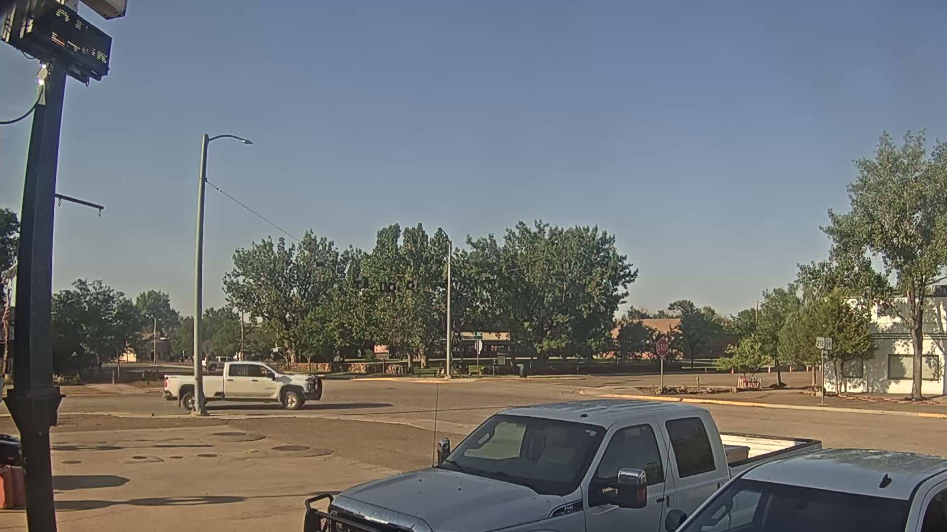 Broadus Village,  U.S Highway 212 Live Cam - Broadus, Powder River, Montana, USA