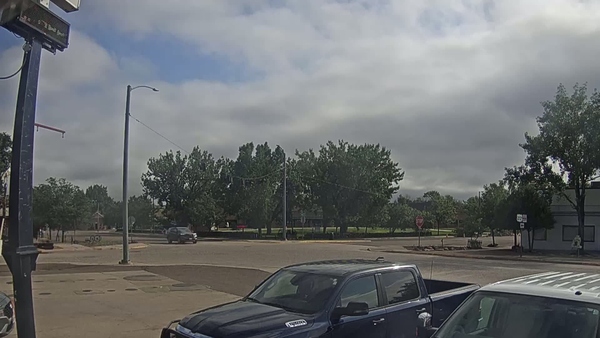 Broadus Village,  U.S Highway 212 Live Cam - Broadus, Powder River, Montana, USA