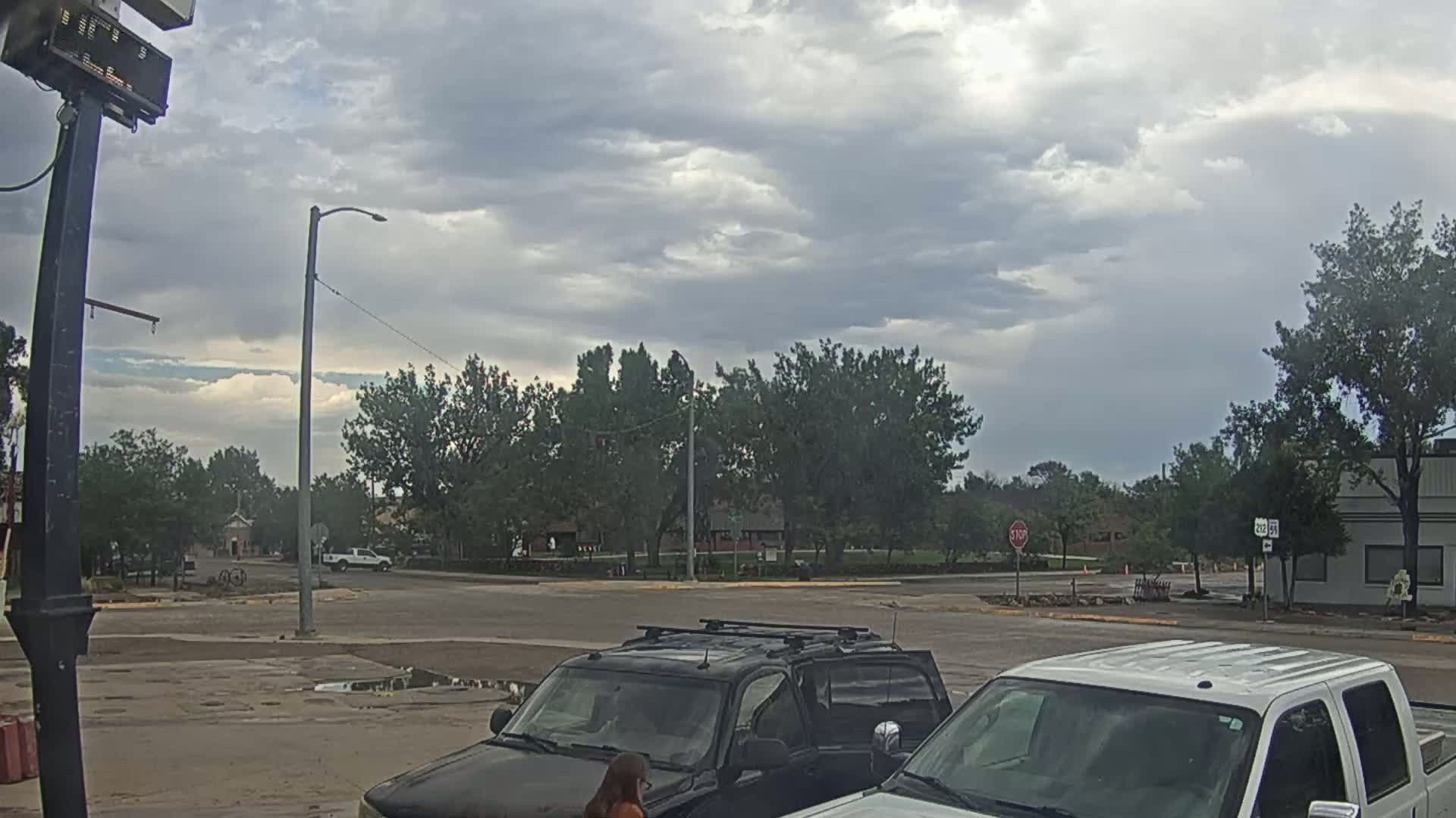 Broadus Village,  U.S Highway 212 Live Cam - Broadus, Powder River, Montana, USA