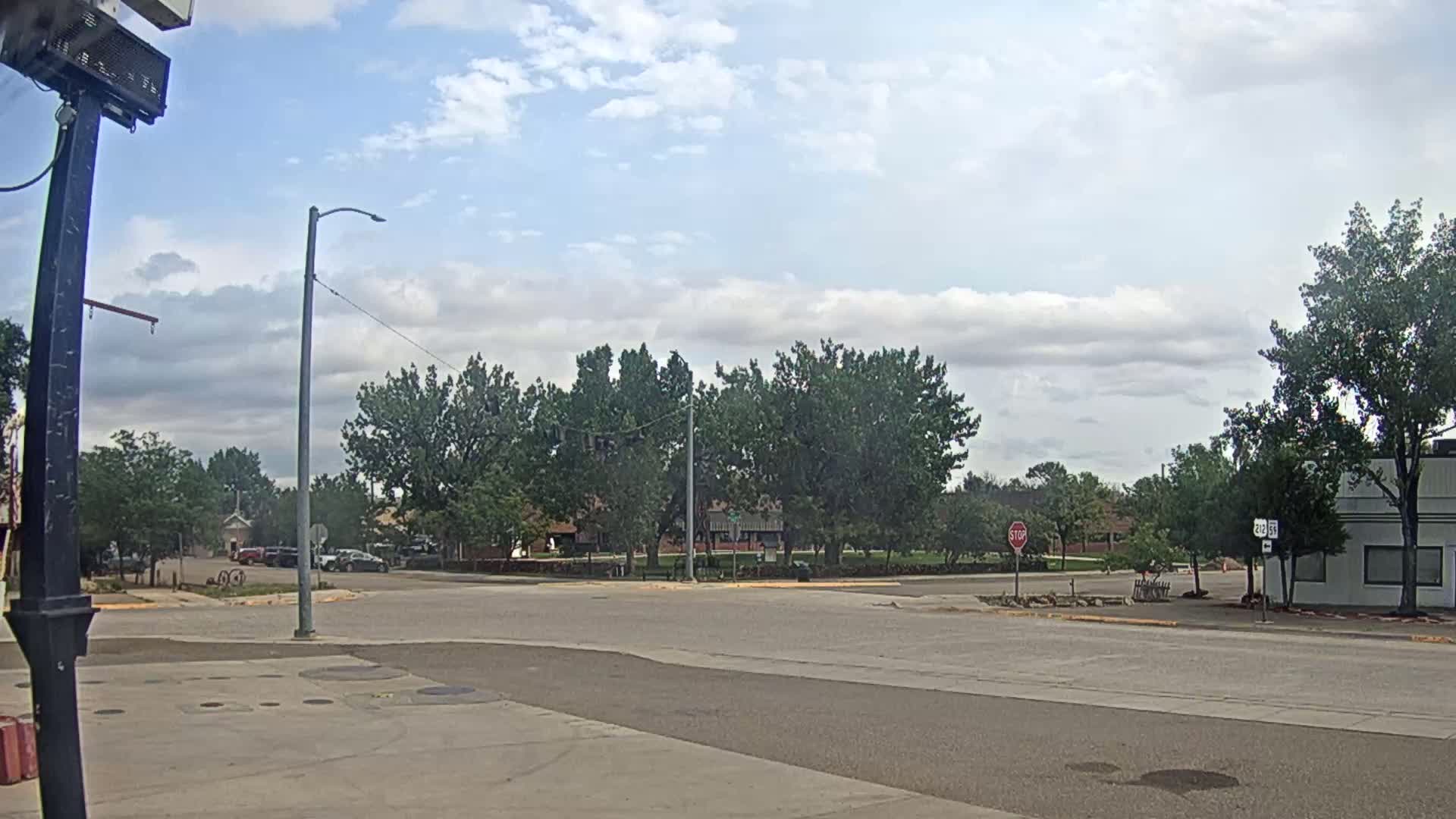 Broadus Village,  U.S Highway 212 Live Cam - Broadus, Powder River, Montana, USA