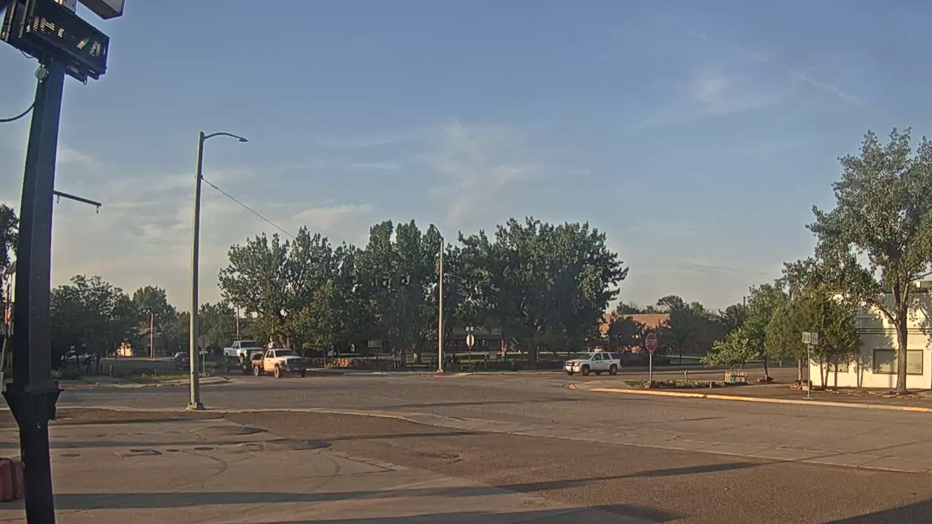 Broadus Village,  U.S Highway 212 Live Cam - Broadus, Powder River, Montana, USA