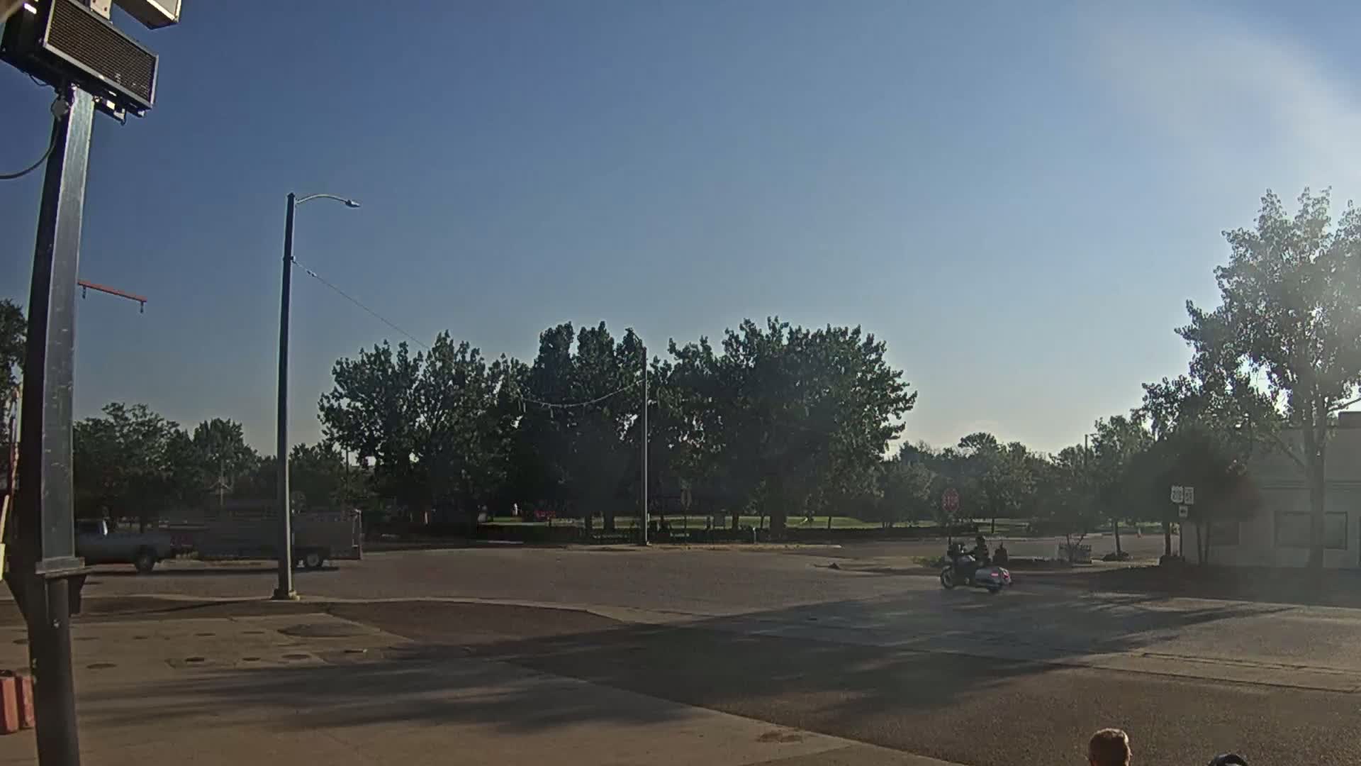 Broadus Village,  U.S Highway 212 Live Cam - Broadus, Powder River, Montana, USA