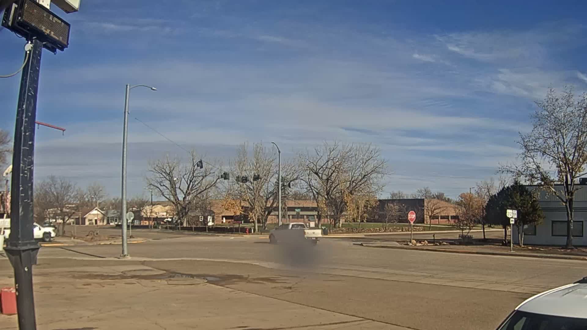 Broadus Village,  U.S Highway 212 Live Cam - Broadus, Powder River, Montana, USA