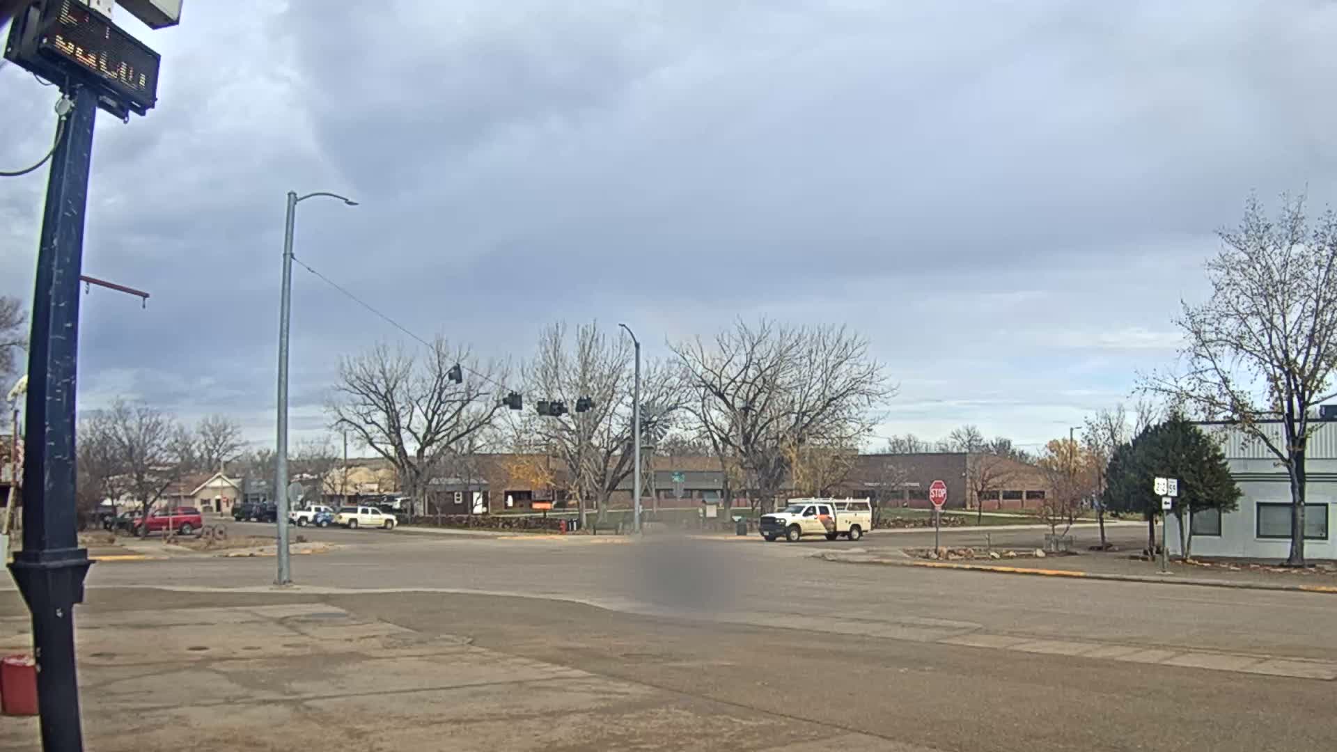 Broadus Village,  U.S Highway 212 Live Cam - Broadus, Powder River, Montana, USA