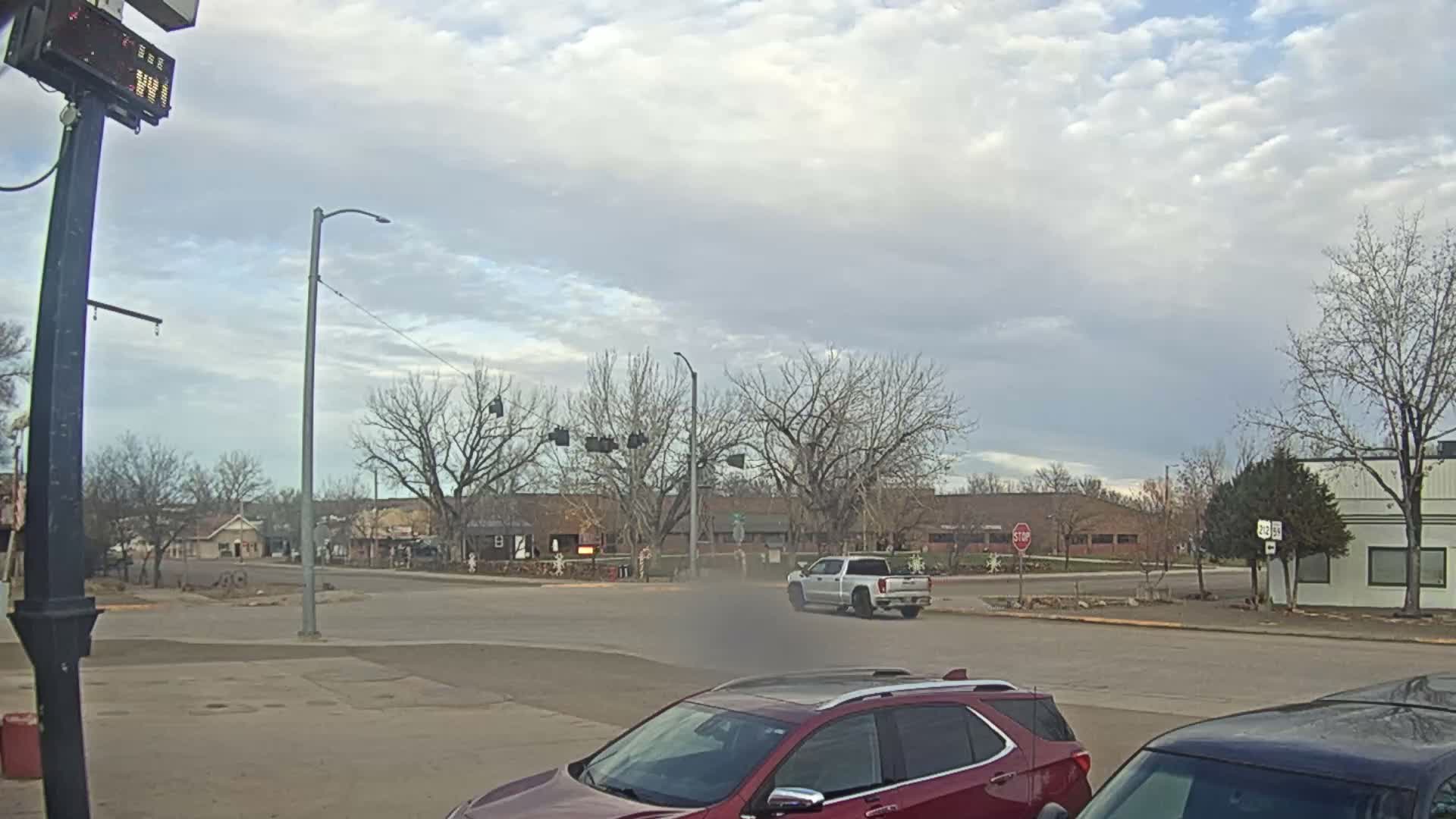 Broadus Village,  U.S Highway 212 Live Cam - Broadus, Powder River, Montana, USA