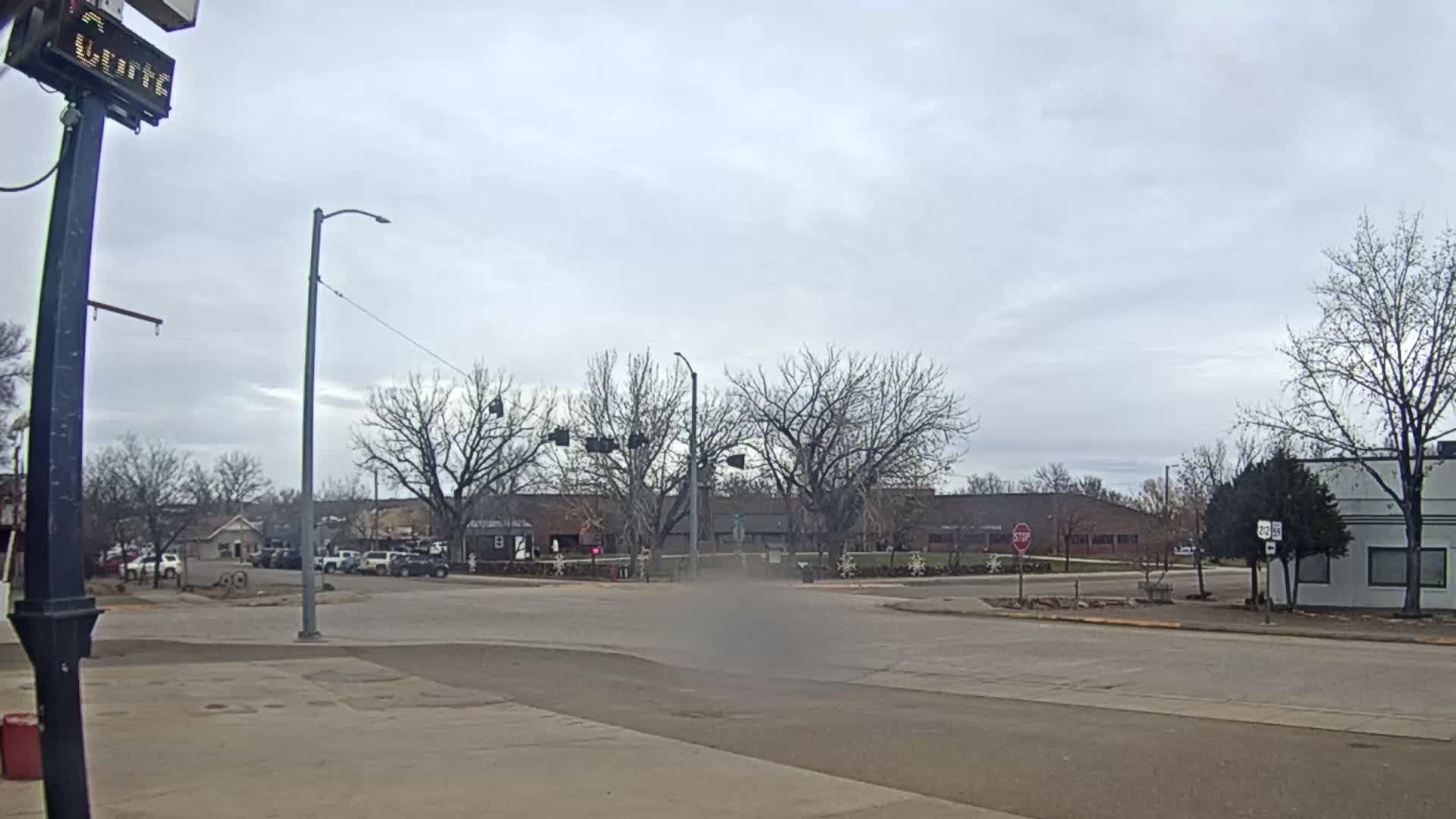 Broadus Village,  U.S Highway 212 Live Cam - Broadus, Powder River, Montana, USA