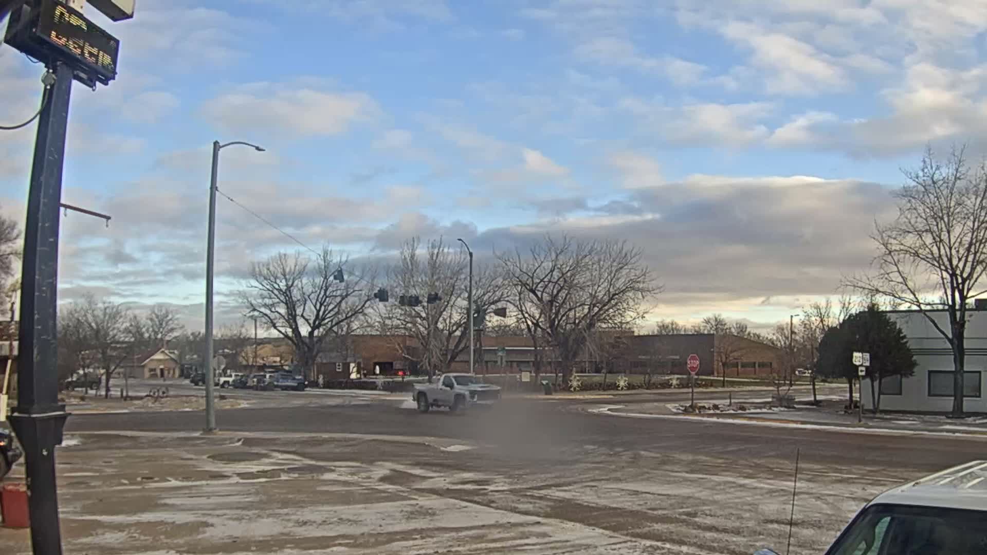 Broadus Village,  U.S Highway 212 Live Cam - Broadus, Powder River, Montana, USA