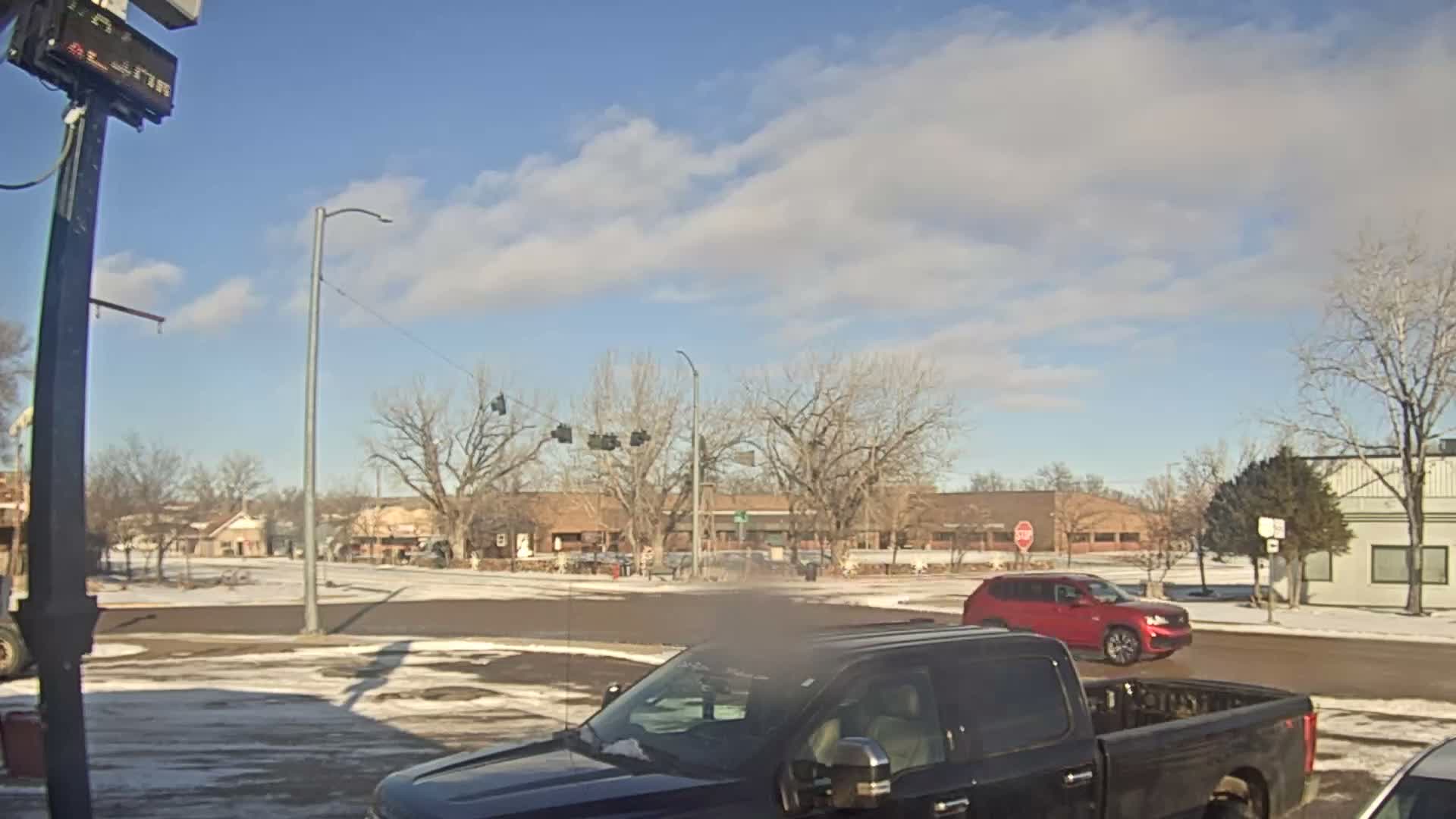 Broadus Village,  U.S Highway 212 Live Cam - Broadus, Powder River, Montana, USA