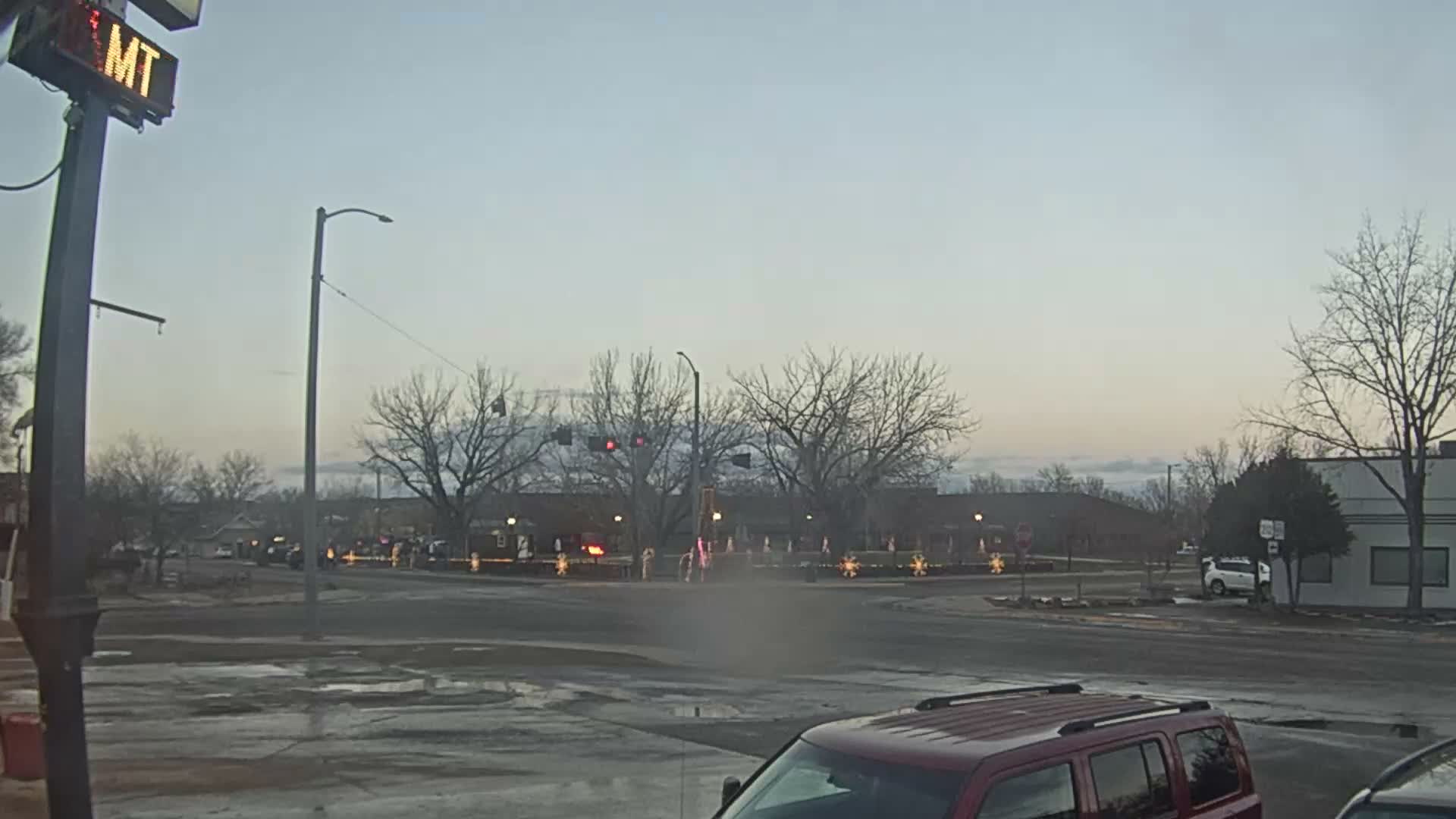Broadus Village,  U.S Highway 212 Live Cam - Broadus, Powder River, Montana, USA