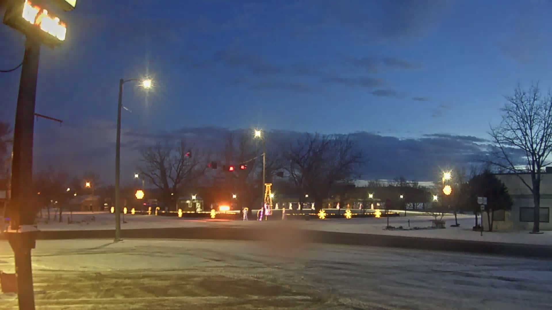 Broadus Village,  U.S Highway 212 Live Cam - Broadus, Powder River, Montana, USA