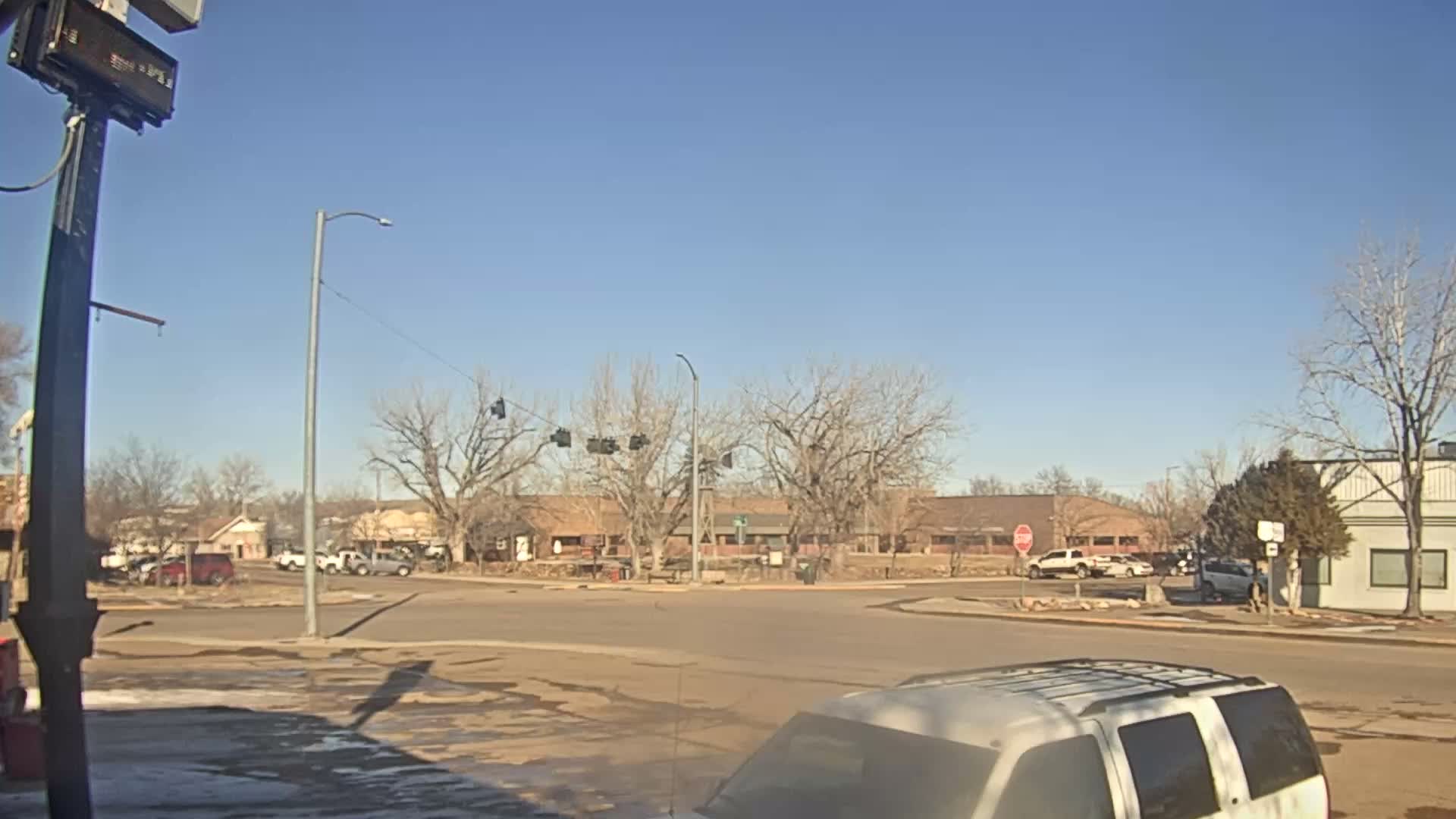 Broadus Village,  U.S Highway 212 Live Cam - Broadus, Powder River, Montana, USA