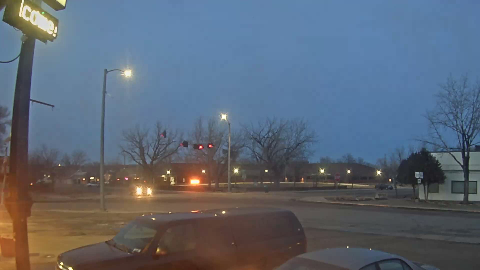 Broadus Village,  U.S Highway 212 Live Cam - Broadus, Powder River, Montana, USA