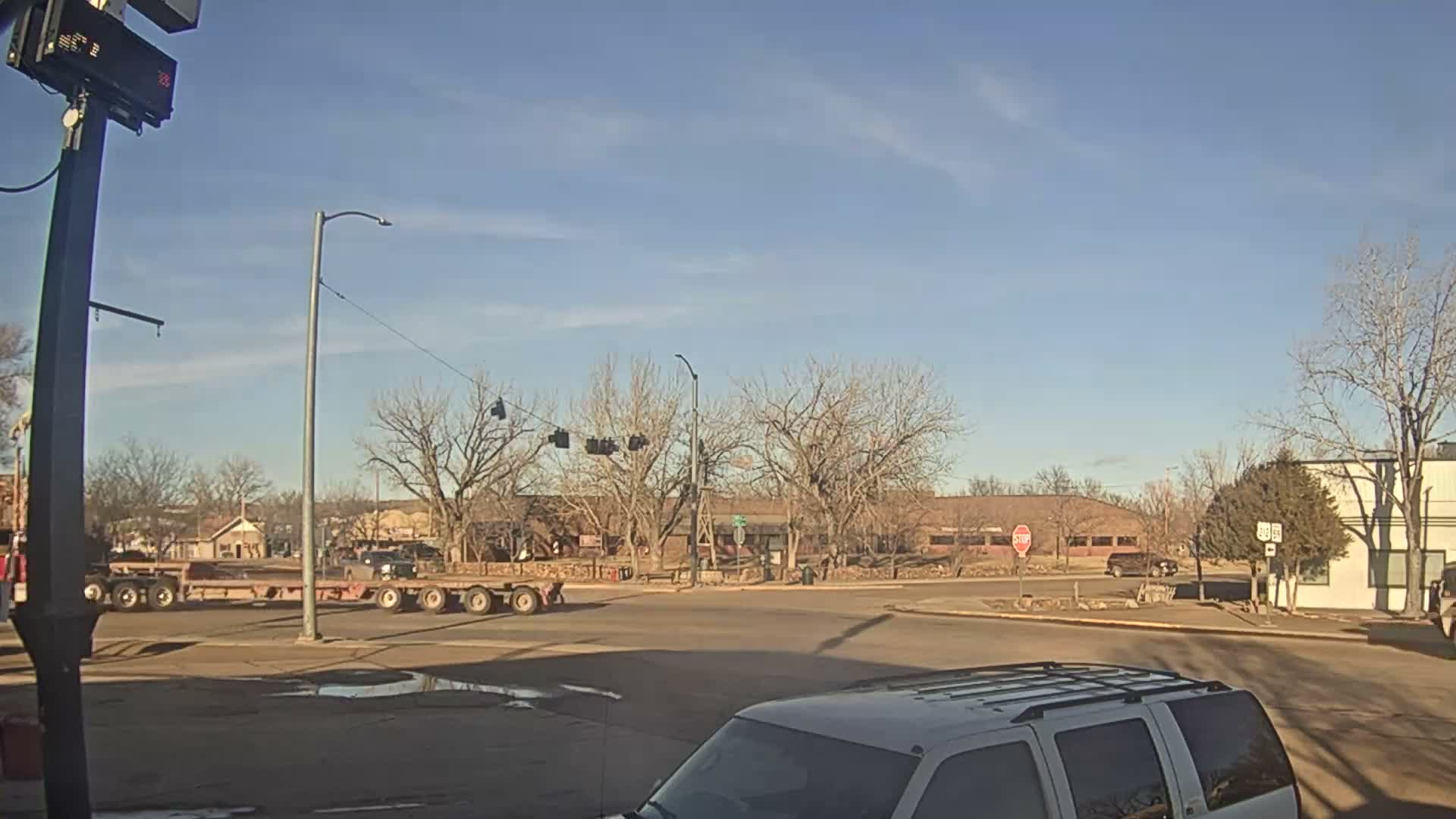 Broadus Village,  U.S Highway 212 Live Cam - Broadus, Powder River, Montana, USA