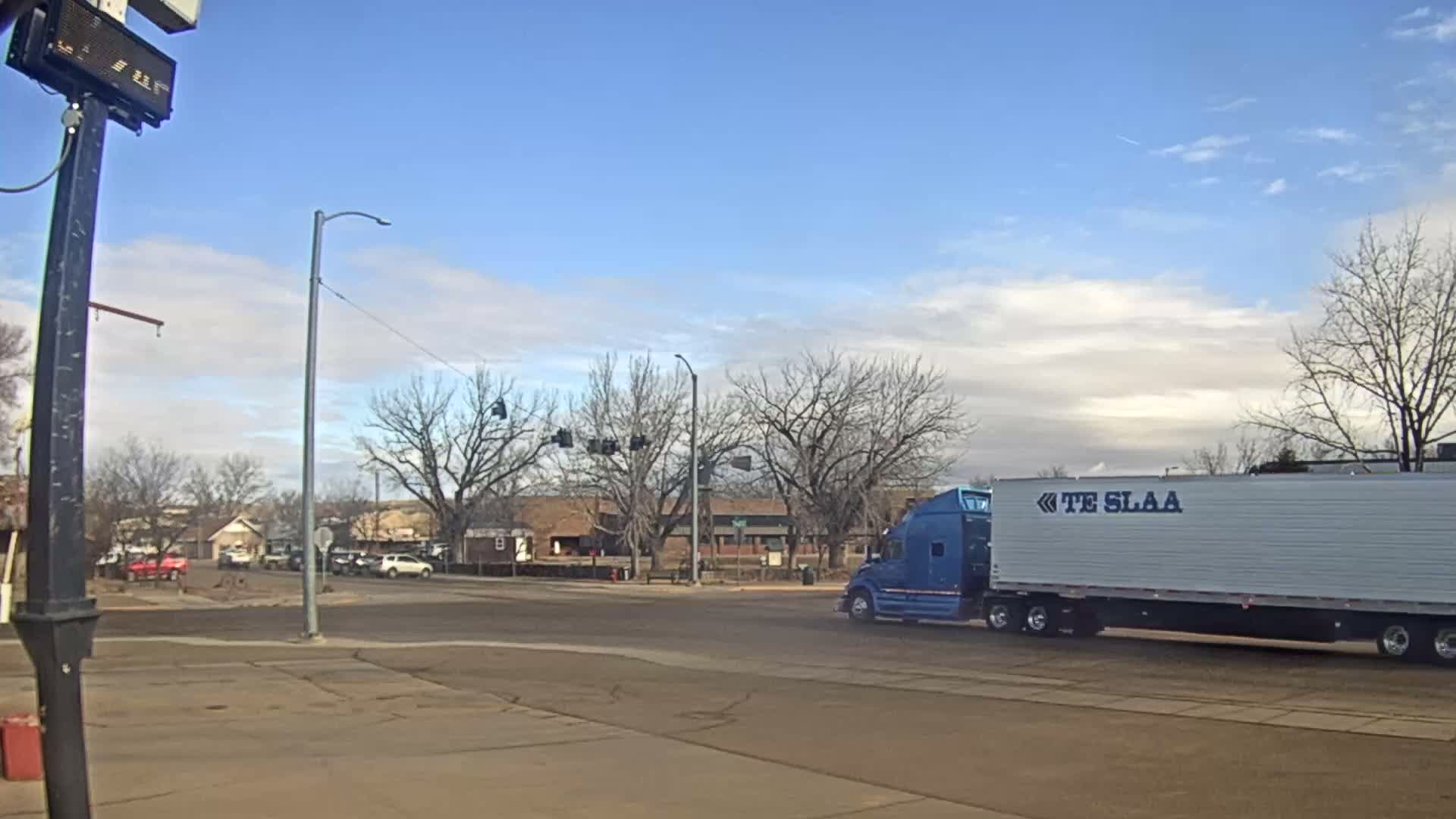 Broadus Village,  U.S Highway 212 Live Cam - Broadus, Powder River, Montana, USA