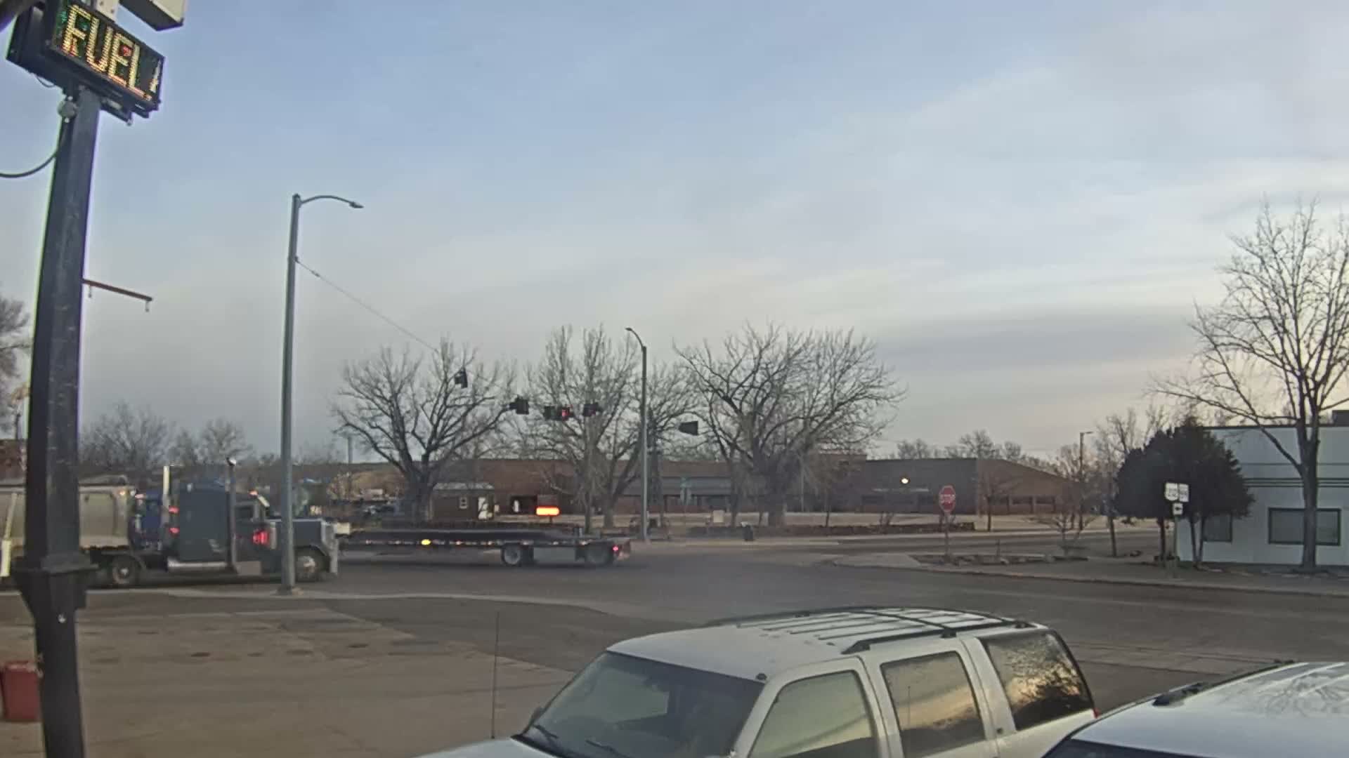 Broadus Village,  U.S Highway 212 Live Cam - Broadus, Powder River, Montana, USA