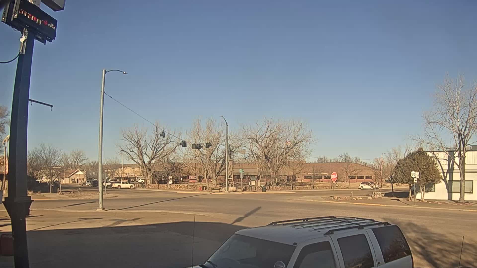 Broadus Village,  U.S Highway 212 Live Cam - Broadus, Powder River, Montana, USA