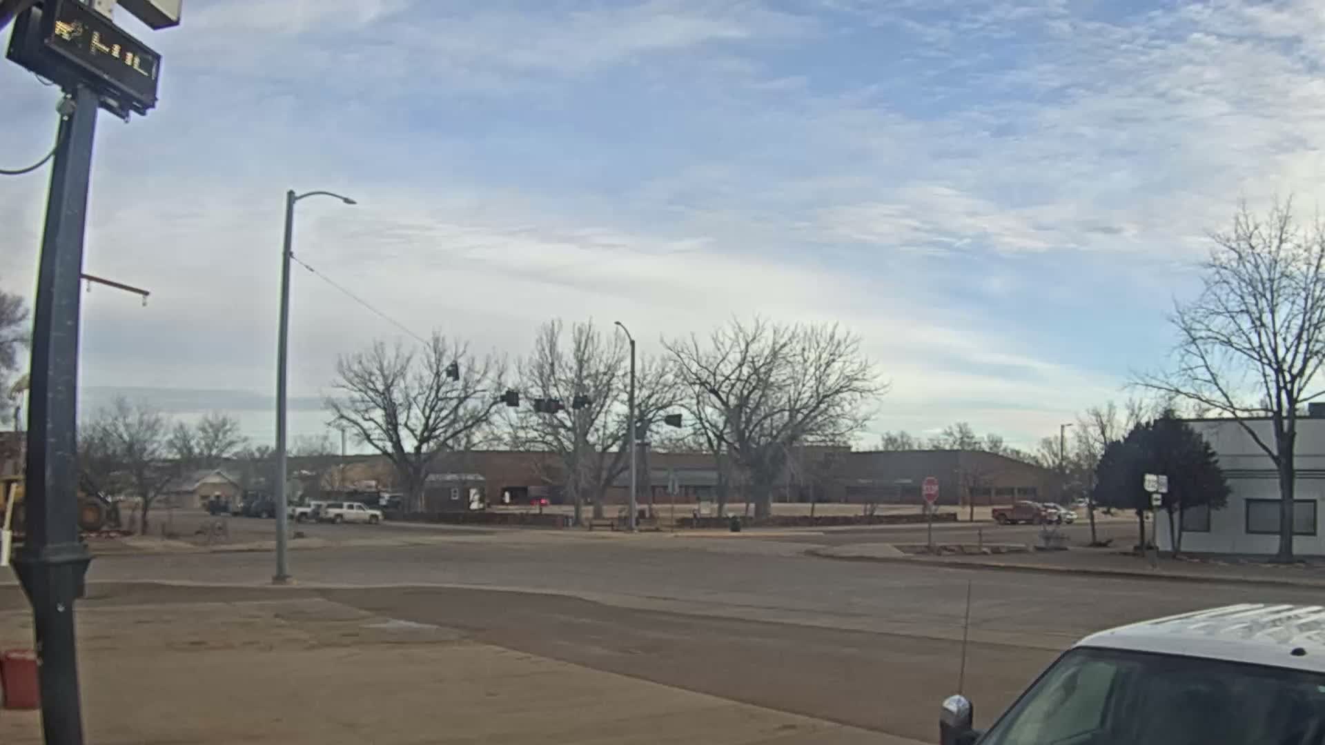Broadus Village,  U.S Highway 212 Live Cam - Broadus, Powder River, Montana, USA