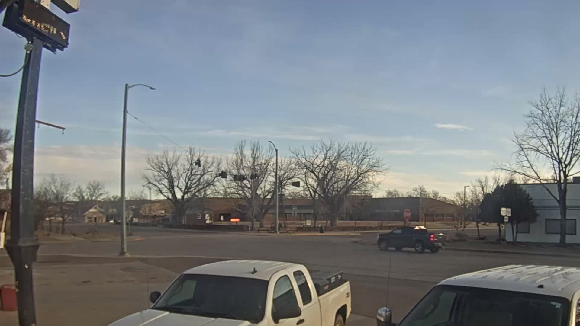 Broadus Village,  U.S Highway 212 Live Cam - Broadus, Powder River, Montana, USA