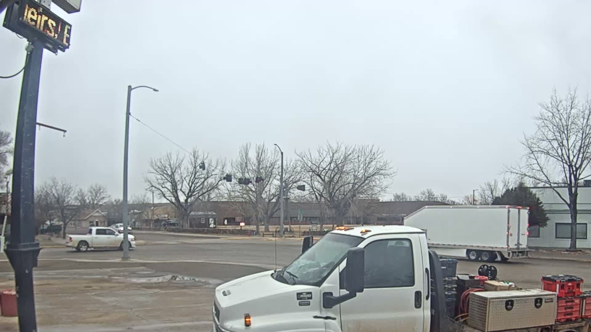 Broadus Village,  U.S Highway 212 Live Cam - Broadus, Powder River, Montana, USA