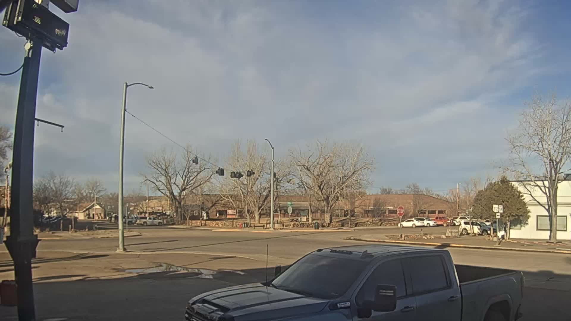 Broadus Village,  U.S Highway 212 Live Cam - Broadus, Powder River, Montana, USA